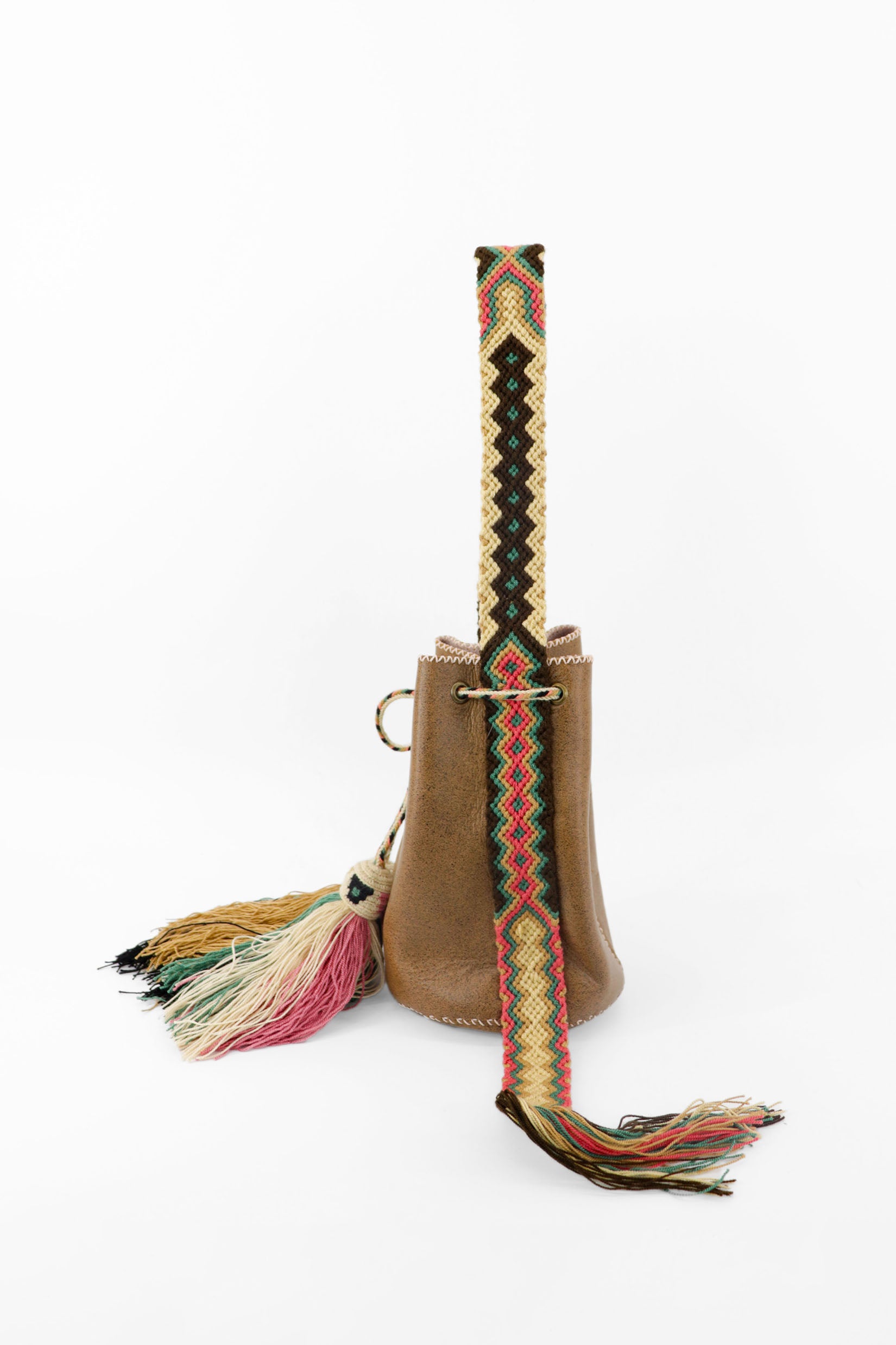 APÜNÜ BUCKET BAG SMALL / BRW - LIGHT ROSE PINK #150017