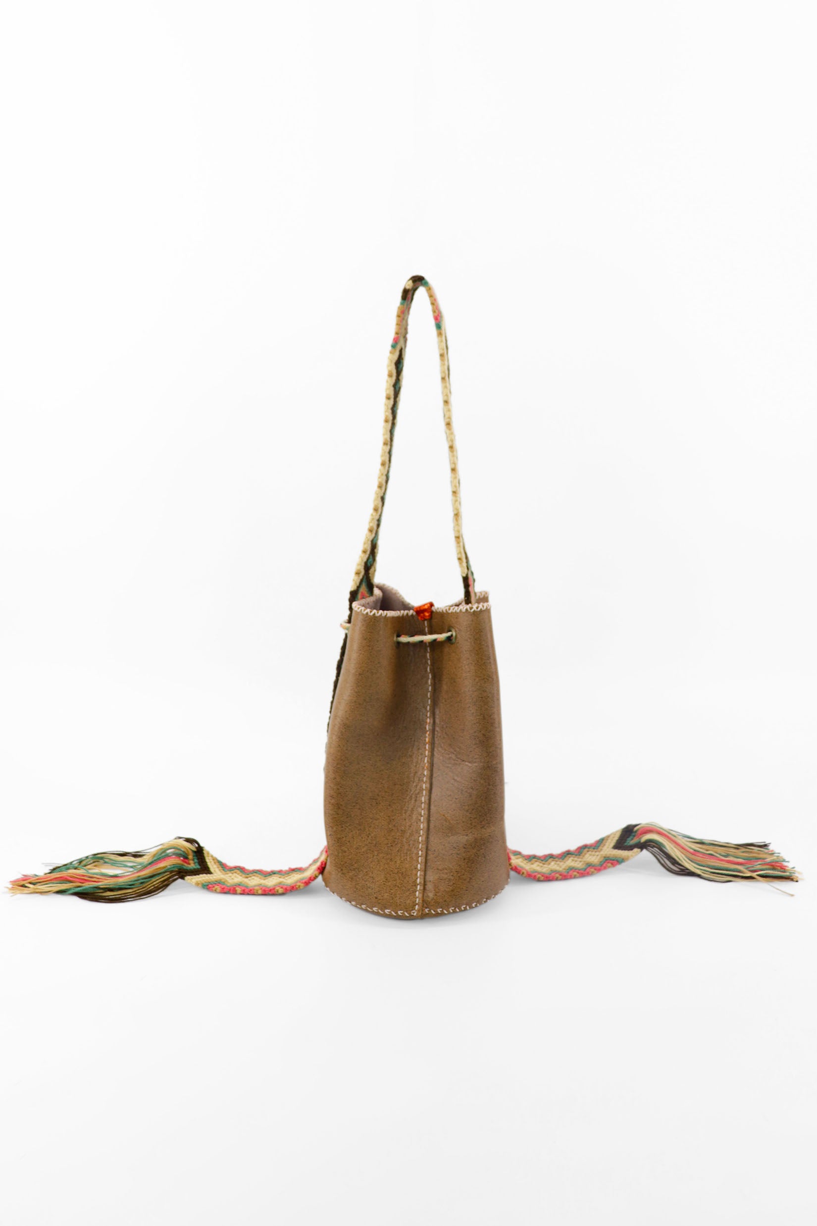 APÜNÜ BUCKET BAG SMALL / BRW - LIGHT ROSE PINK #150017