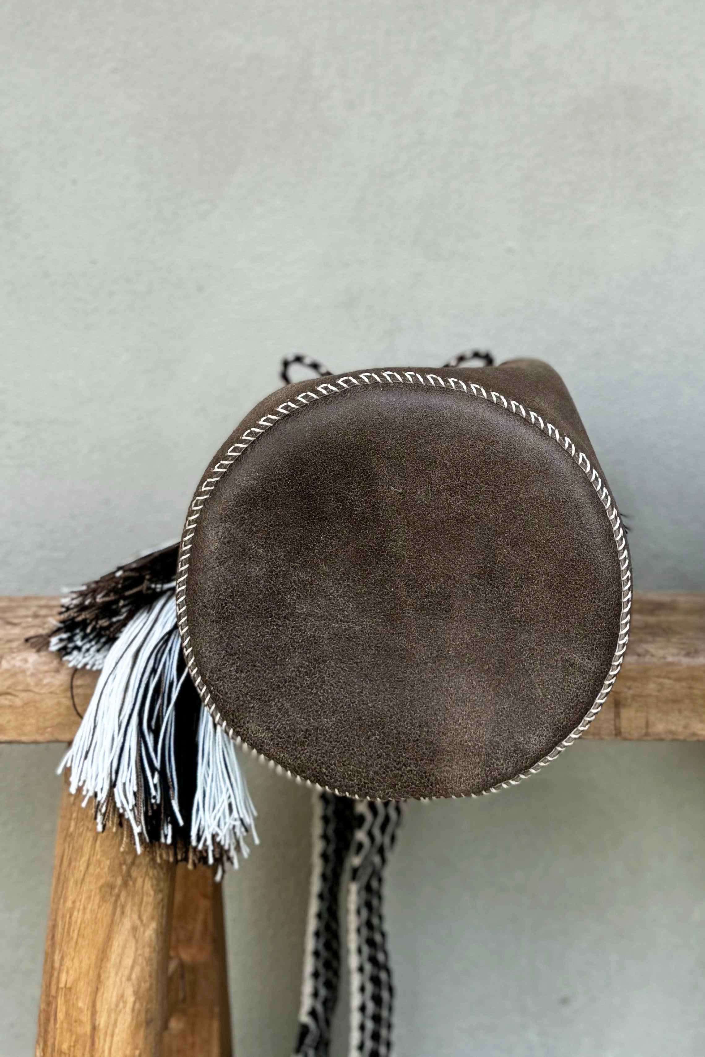 APÜNÜ BUCKET BAG LARGE / BRW - BEIGE #110005