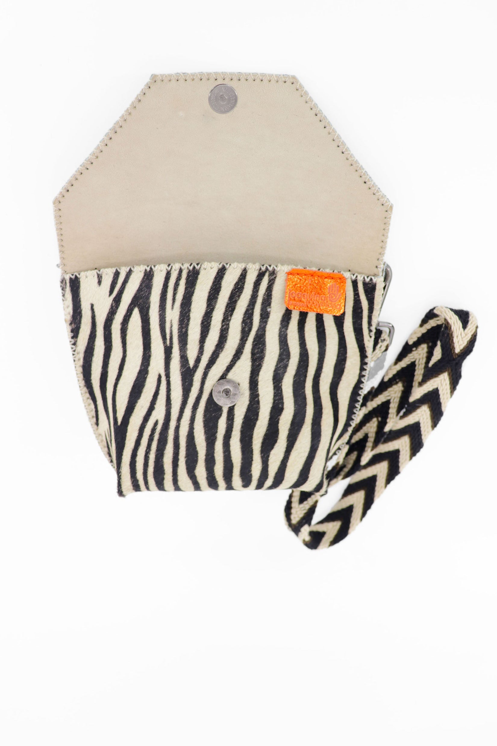 PIAMA TOTE BAG X-SMALL FURRY / ZEBRA - BEIGE #330001