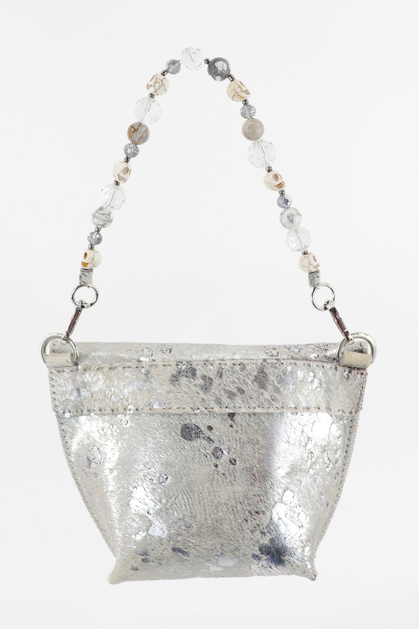 PIAMA TOTE BAG X-SMALL FURRY / SILVER - GRAY #330006