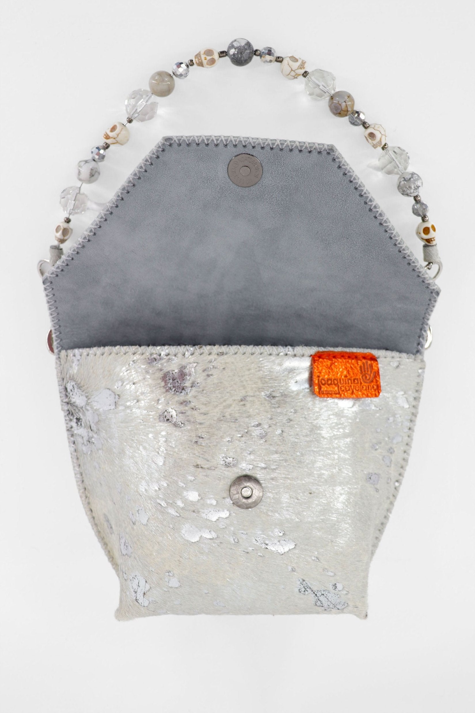 PIAMA TOTE BAG X-SMALL FURRY / SILVER - GRAY #330006