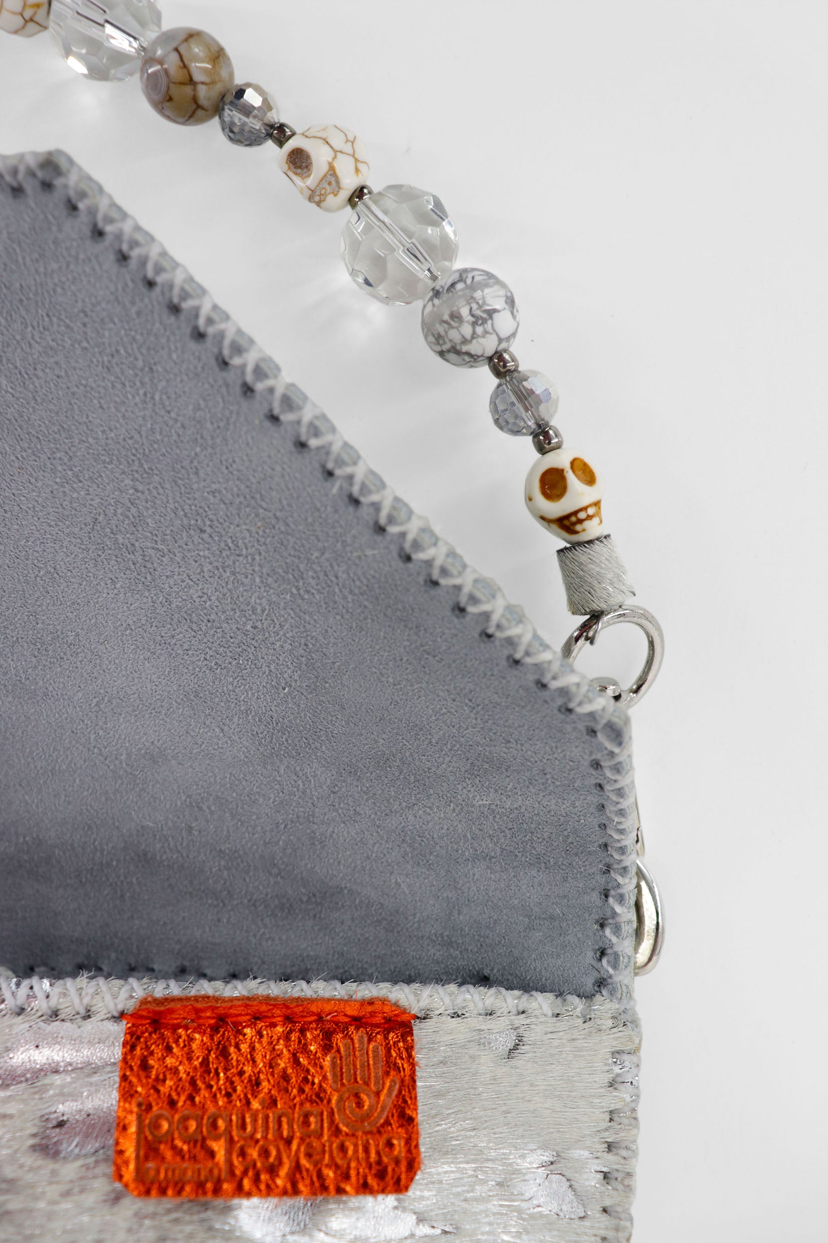 PIAMA TOTE BAG X-SMALL FURRY / SILVER - GRAY #330006