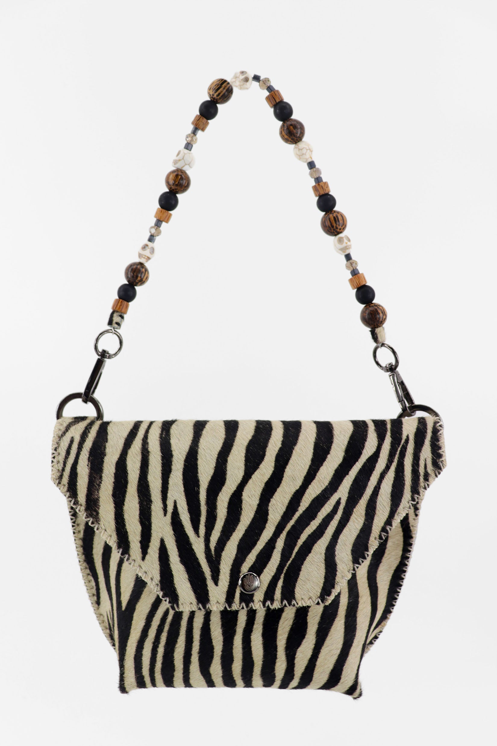 PIAMA TOTE BAG X-SMALL FURRY / ZEBRA - BEIGE #330001