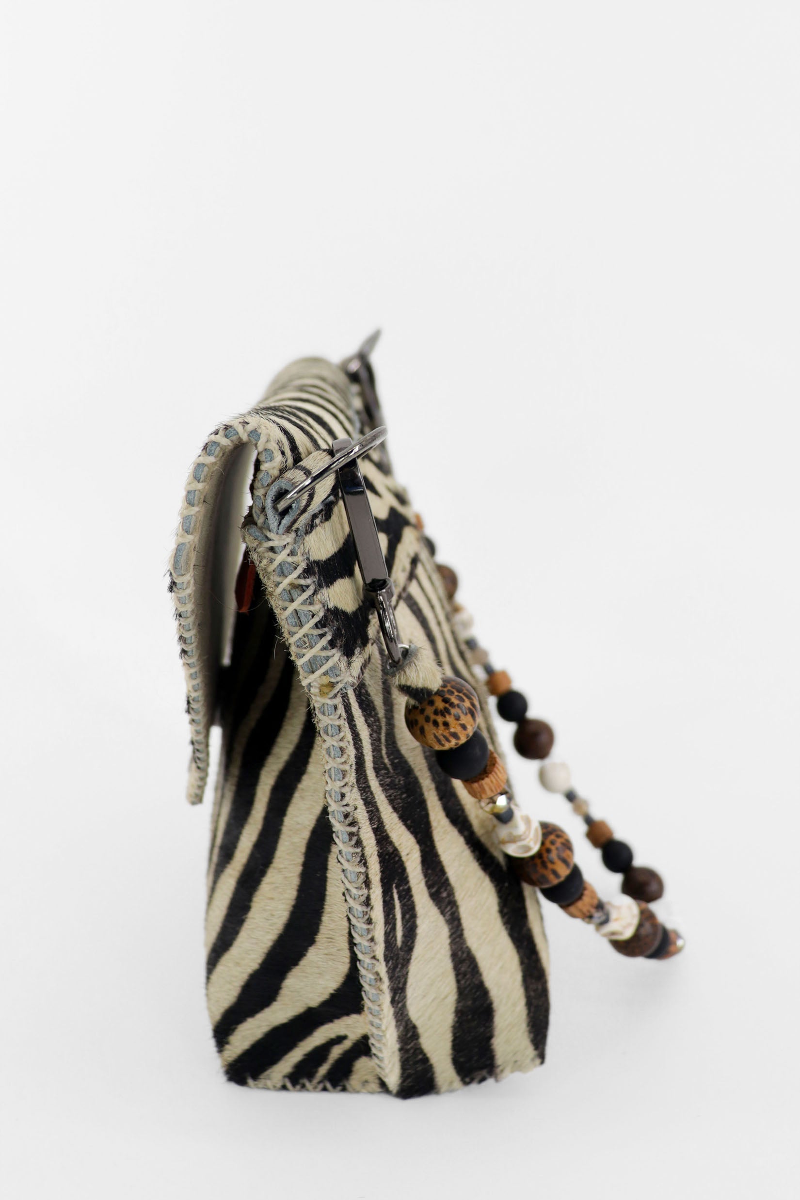 PIAMA TOTE BAG X-SMALL FURRY / ZEBRA - BEIGE #330001