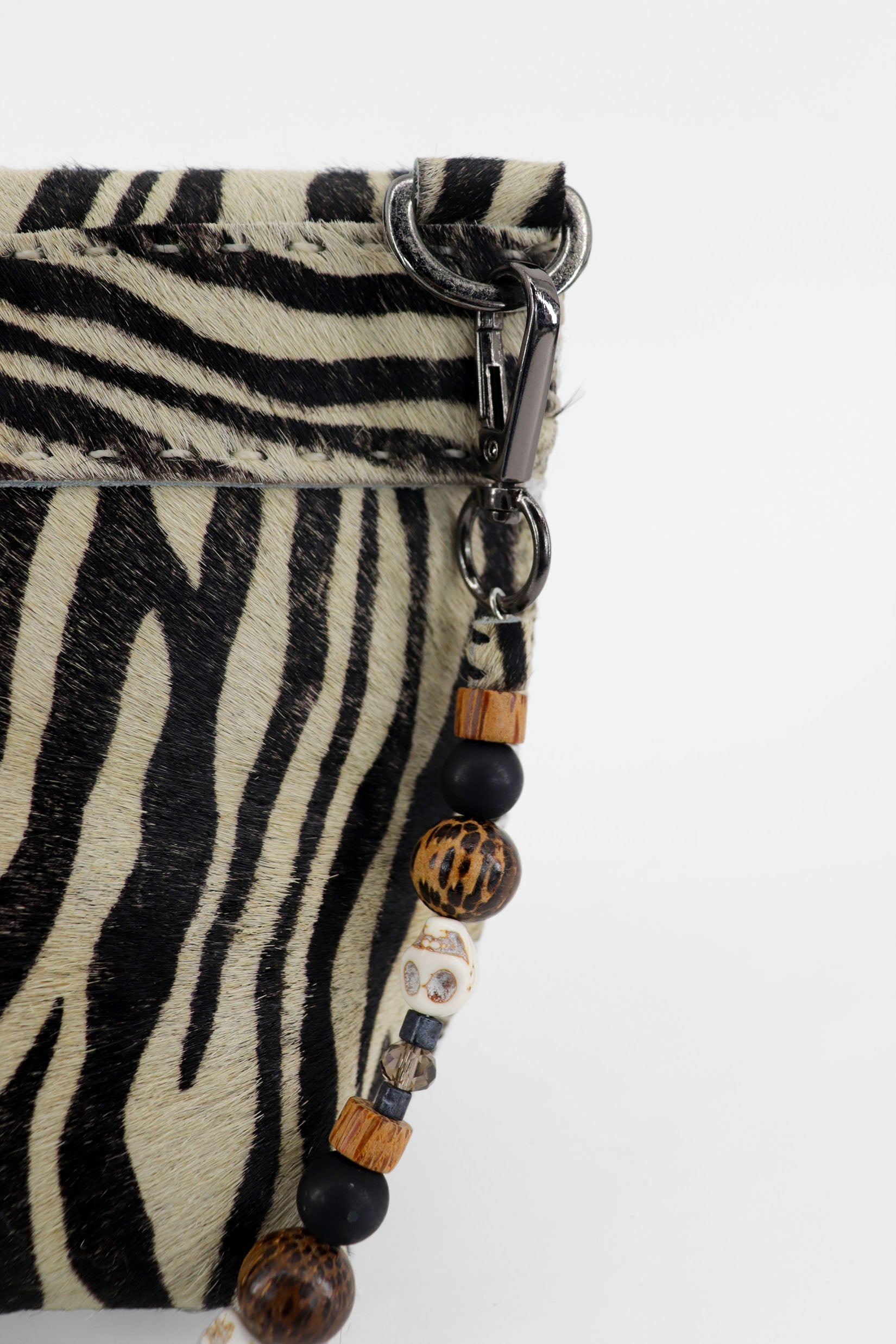 PIAMA TOTE BAG X-SMALL FURRY / ZEBRA - BEIGE #330001