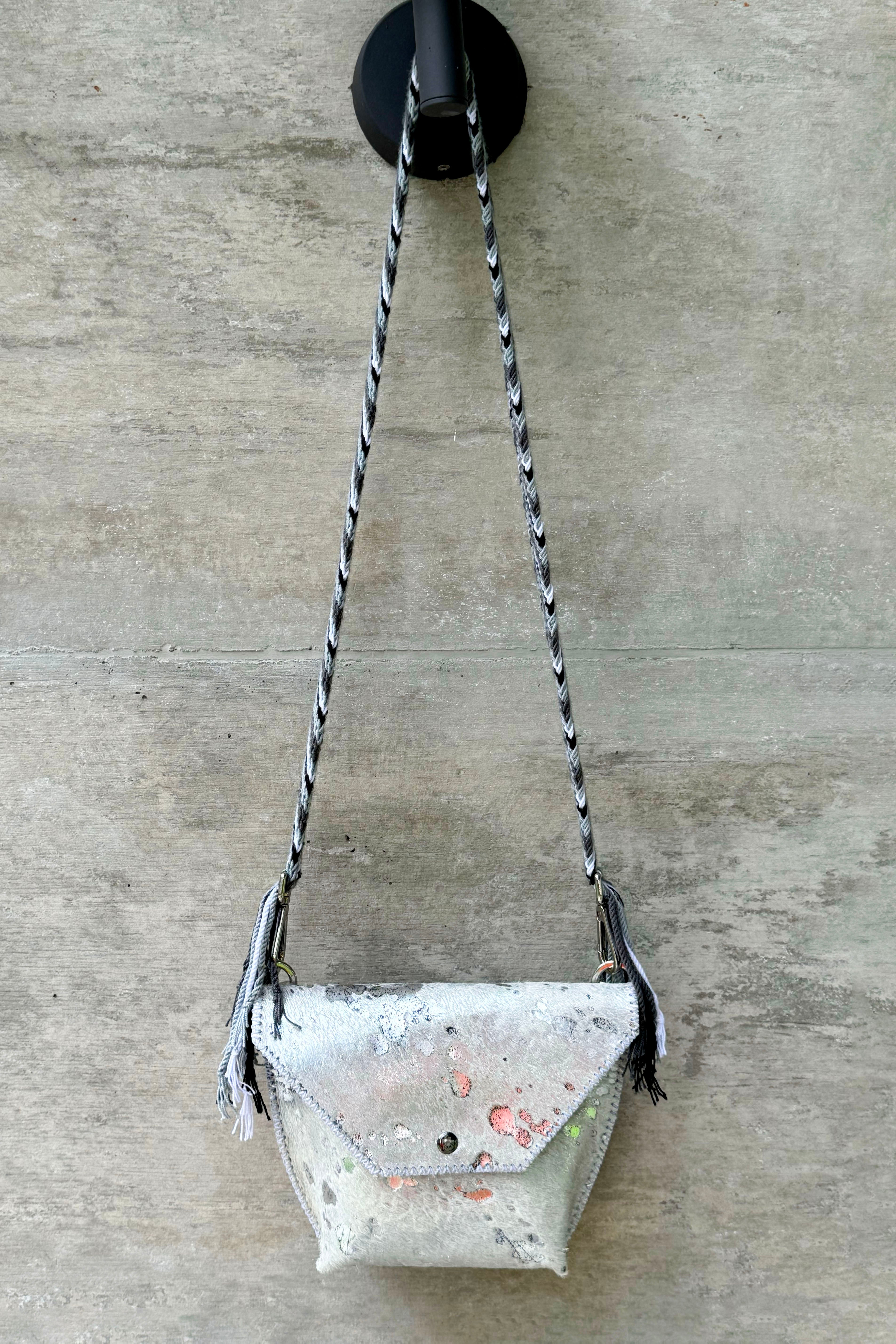 PIAMA TOTE BAG X-SMALL FURRY / SILVER - GRAY #330006