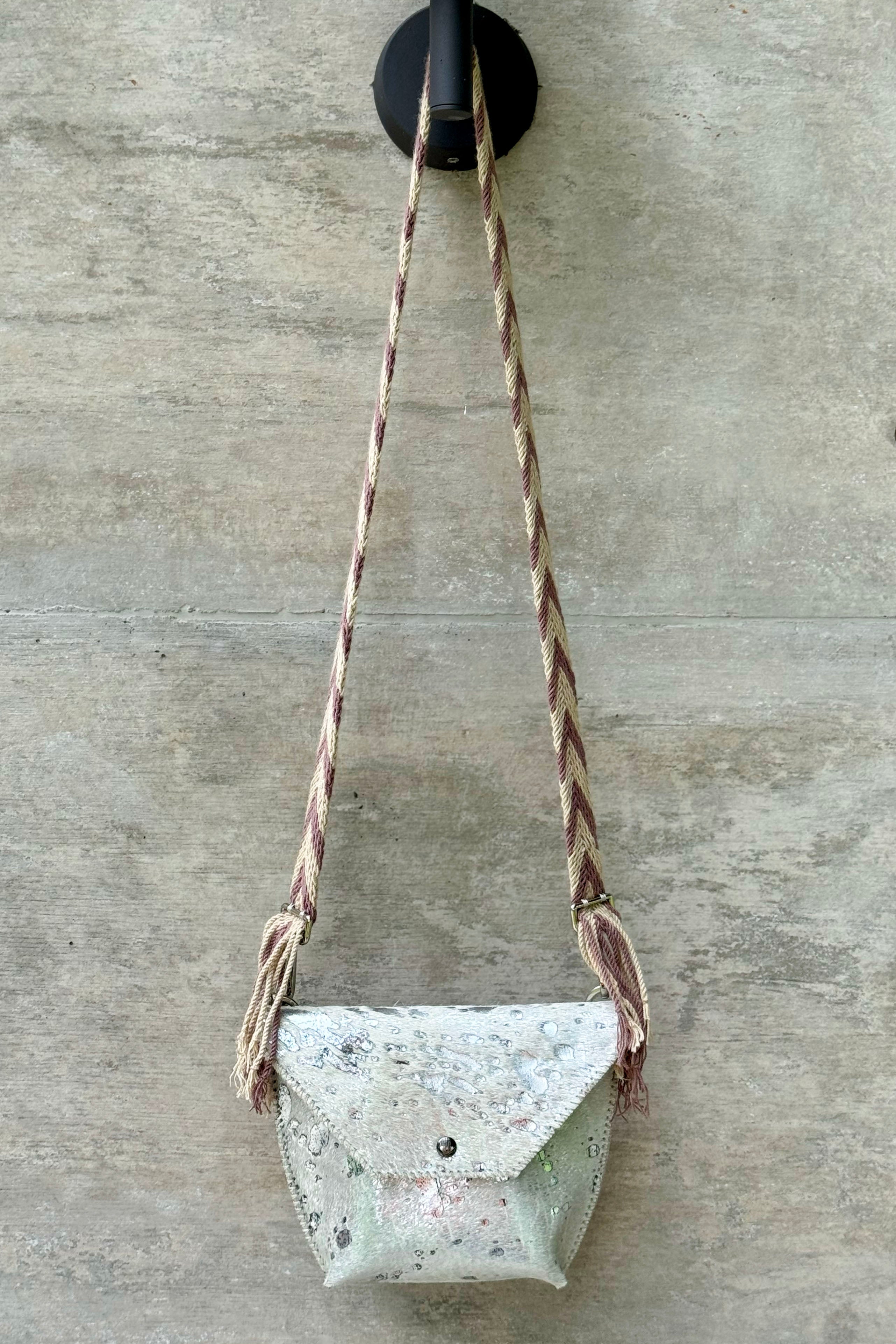 PIAMA TOTE BAG X-SMALL FURRY / SILVER - PINK #330007