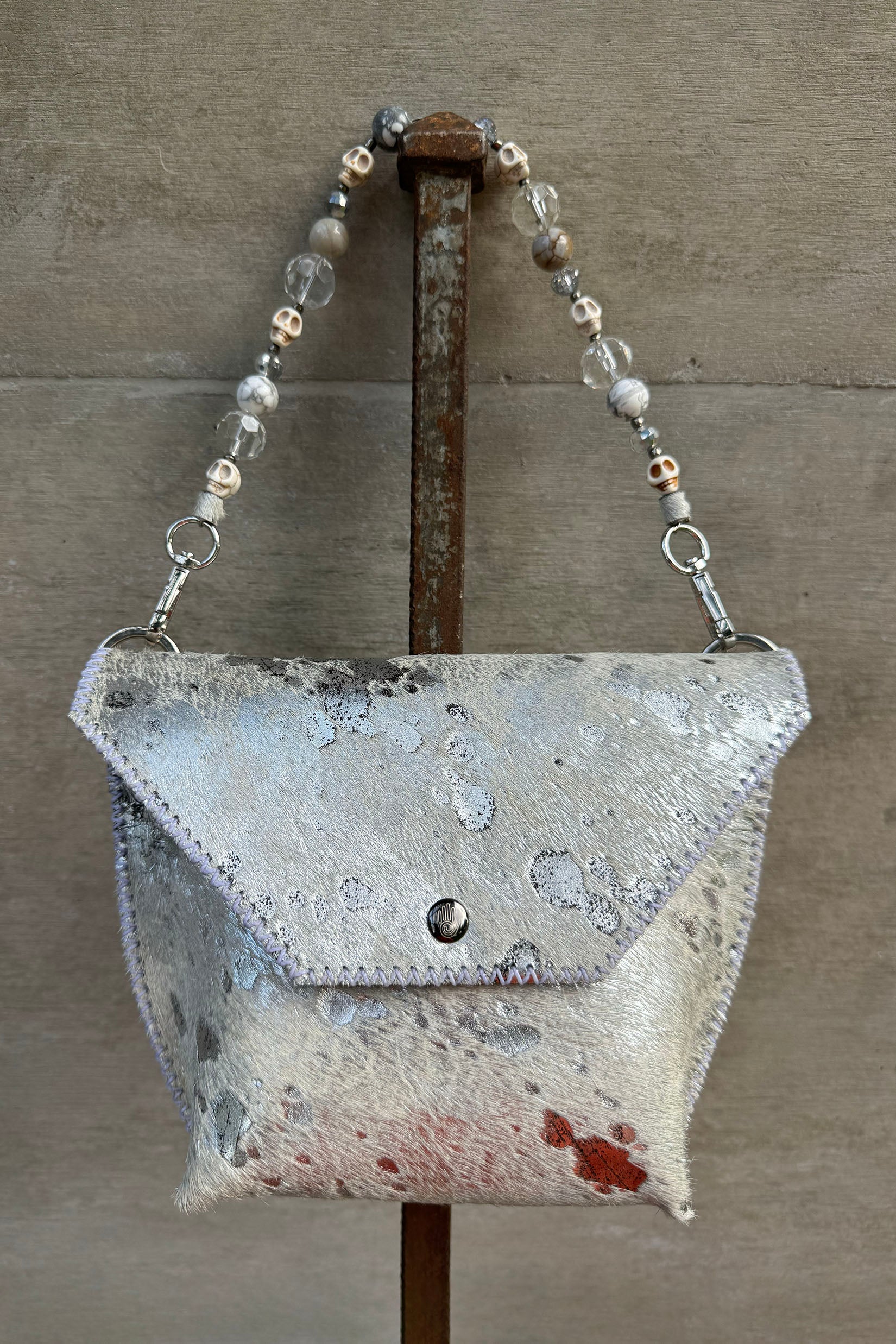 PIAMA TOTE BAG X-SMALL FURRY / SILVER - GRAY #330006