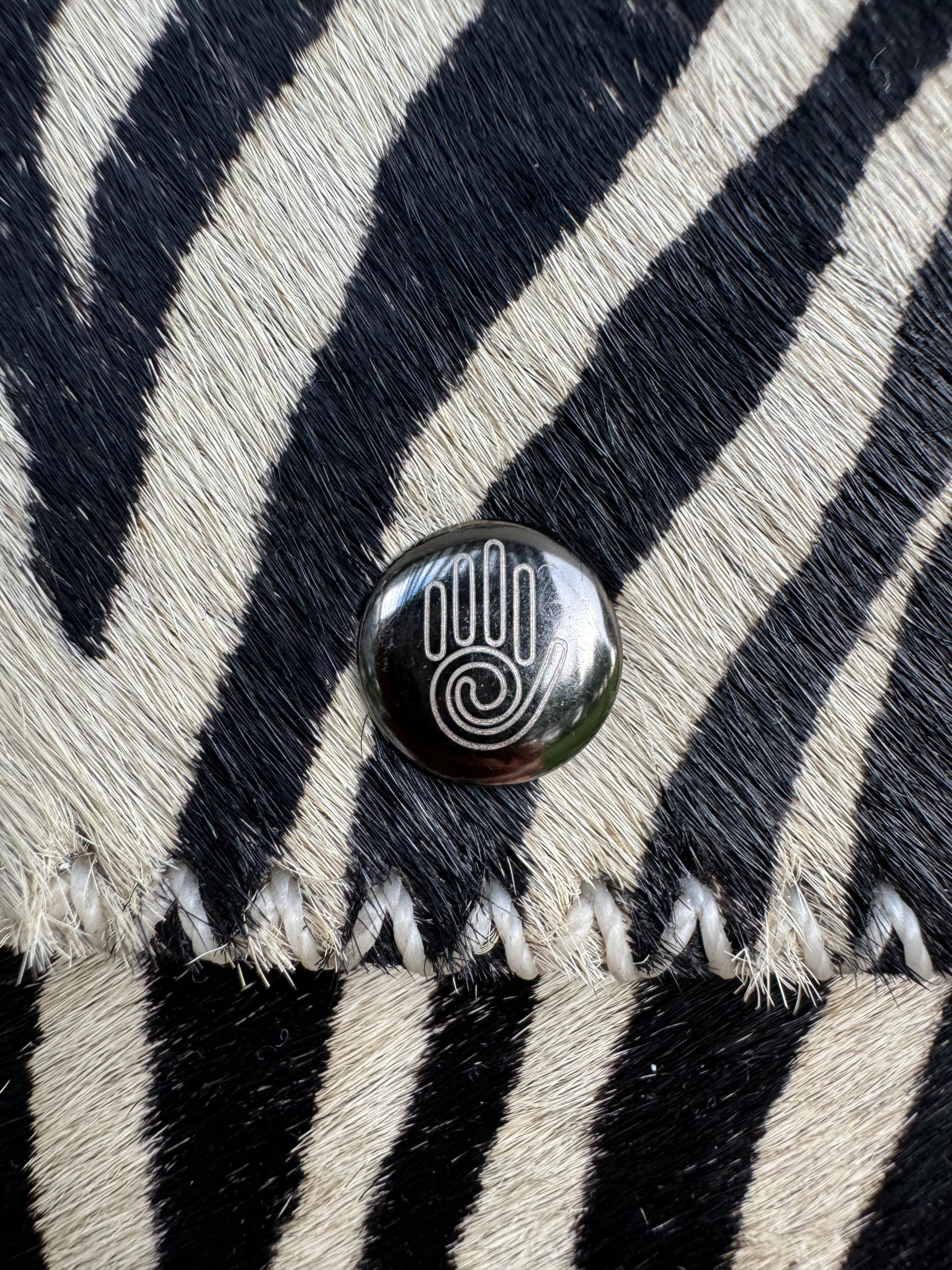 PIAMA TOTE BAG X-SMALL FURRY / ZEBRA - BEIGE #330001