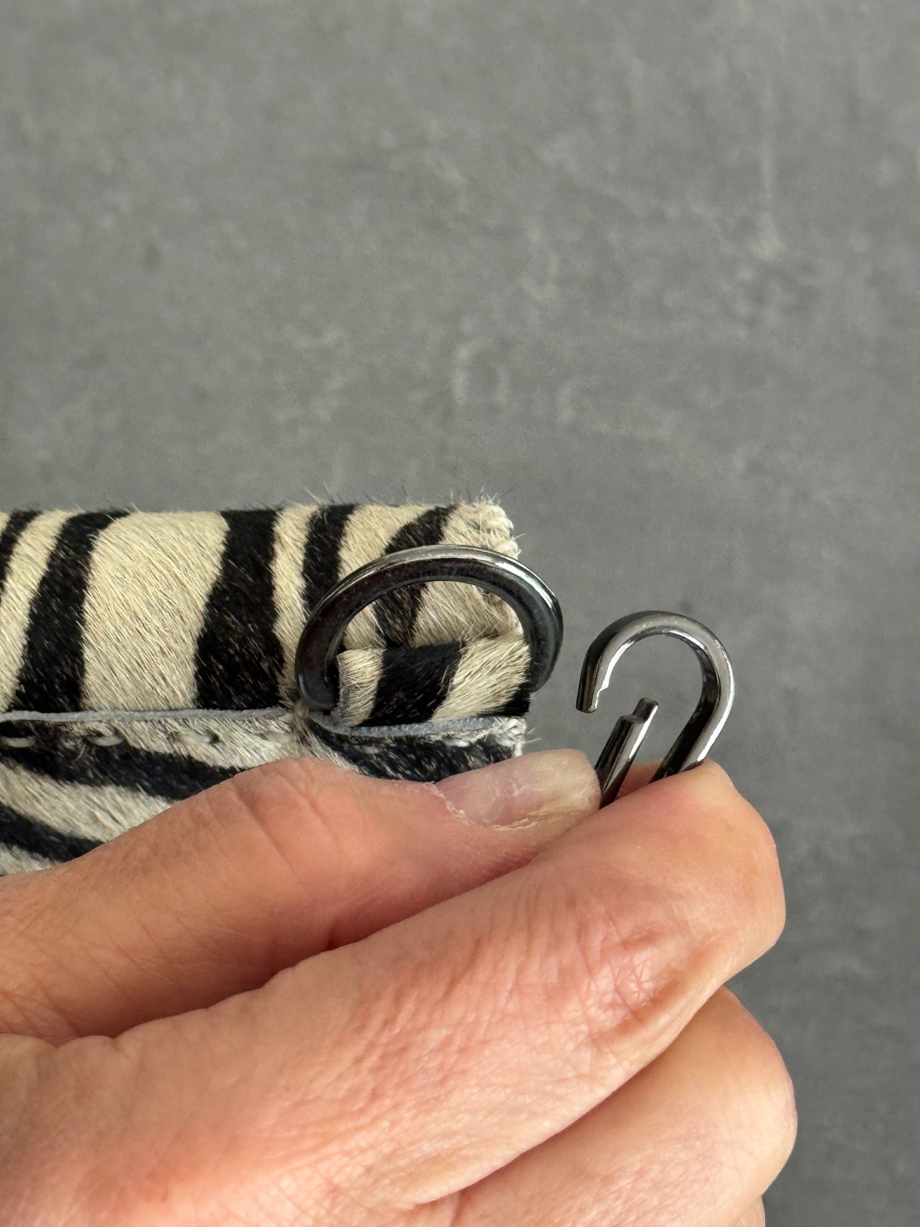 PIAMA TOTE BAG X-SMALL FURRY / ZEBRA - BEIGE #330001