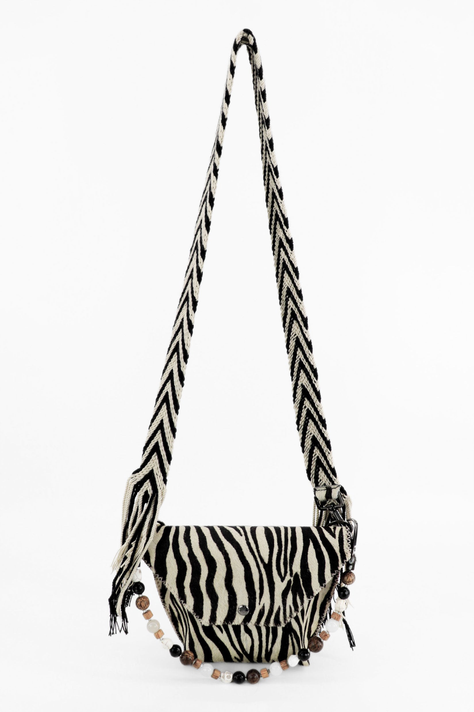 PIAMA TOTE BAG X-SMALL FURRY / ZEBRA - FUCHSIA #330009