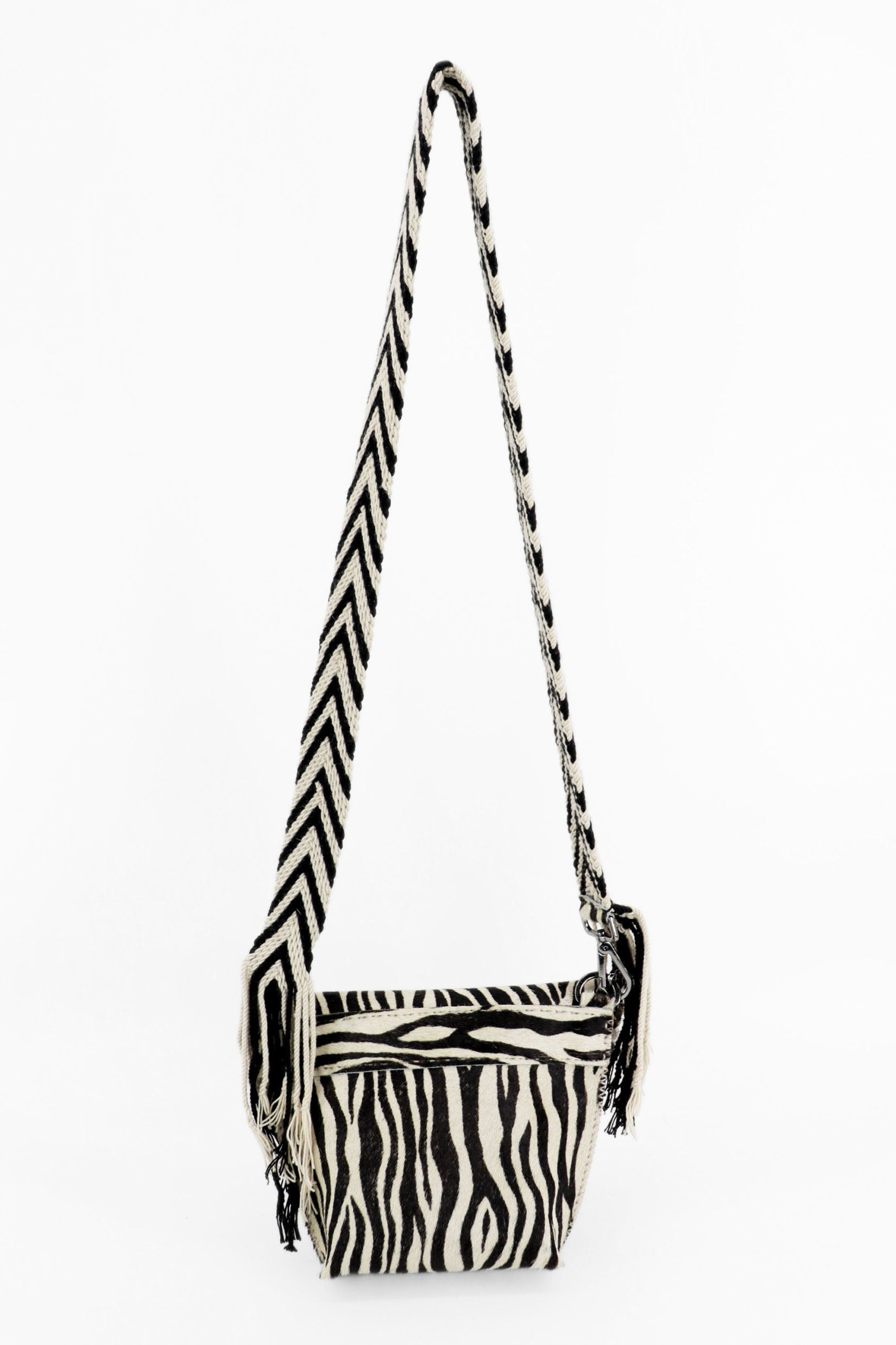 PIAMA TOTE BAG X-SMALL FURRY / ZEBRA - FUCHSIA #330009 –Joaquina