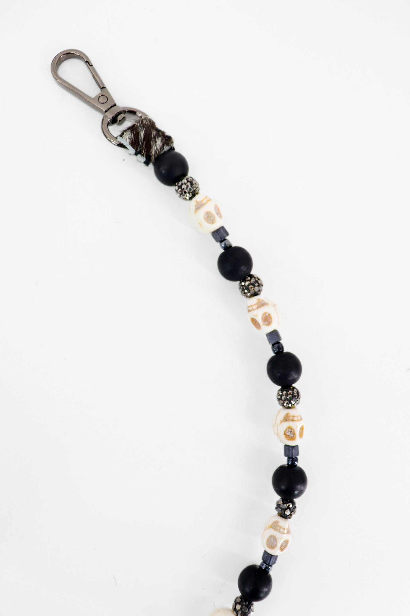 PIAMA TOTE BAG X-SMALL FURRY / BLK&WHI - LIME GREEN #330010