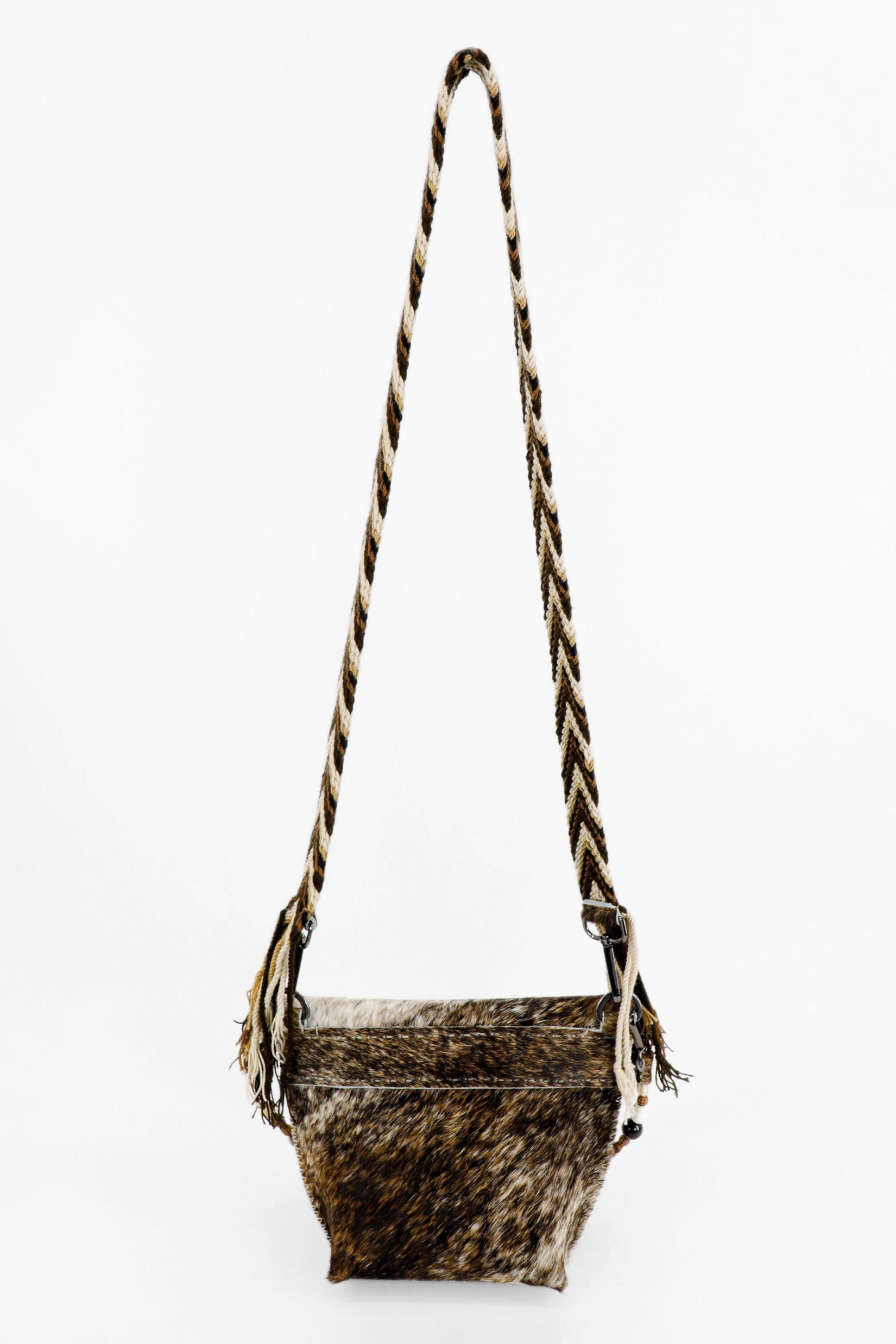 PIAMA TOTE BAG X-SMALL FURRY / BRW&WHI - BEIGE #330012