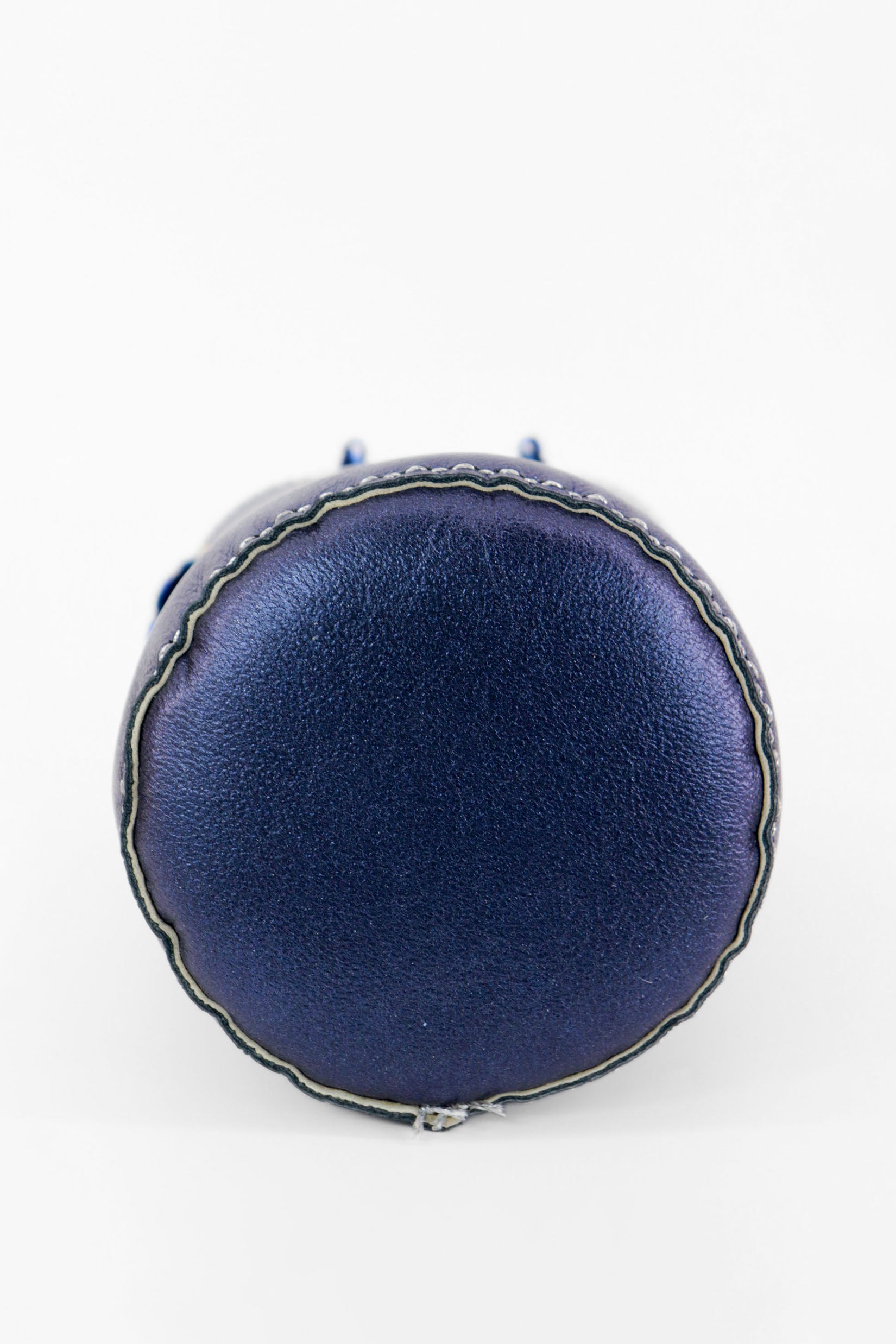APÜNÜ BUCKET BAG X-SMALL / METAL NAVY - BEIGE #360004