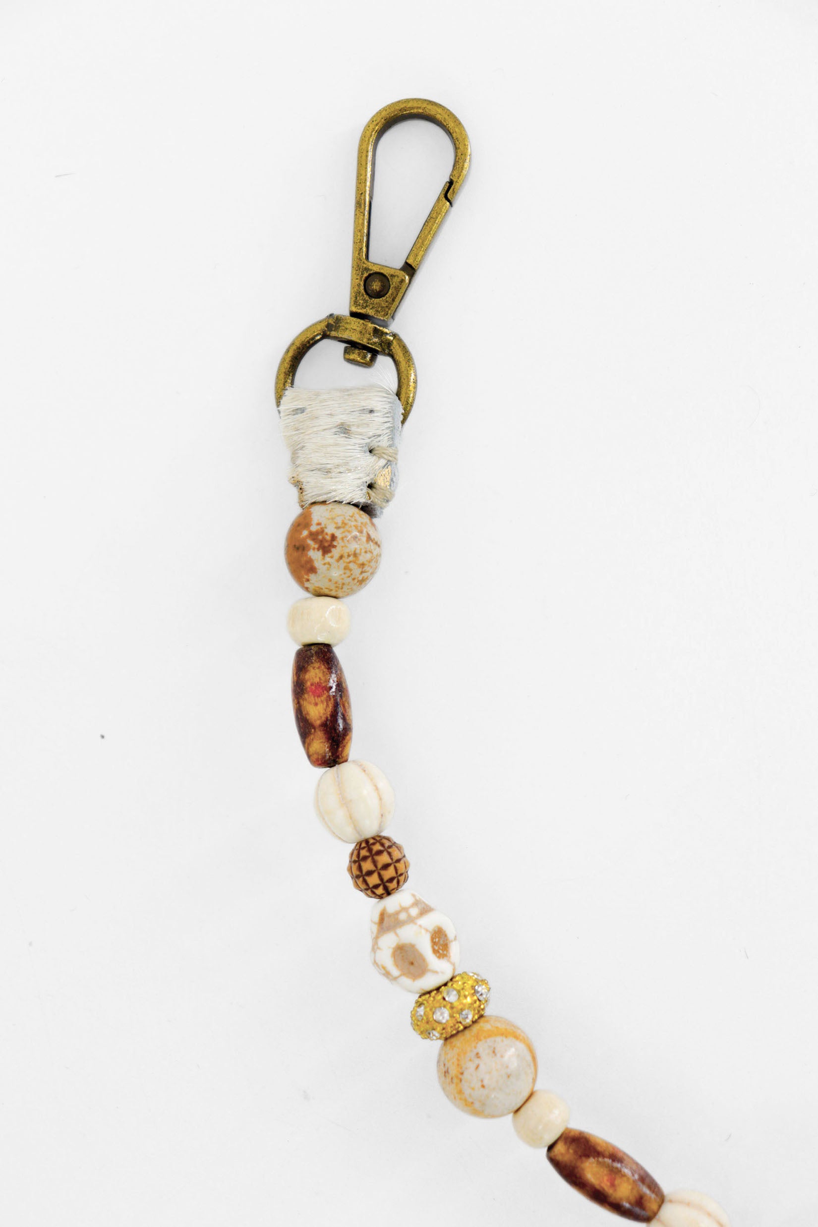 APÜNÜ BUCKET BAG X-SMALL FURRY / GOLD - BEIGE #350012