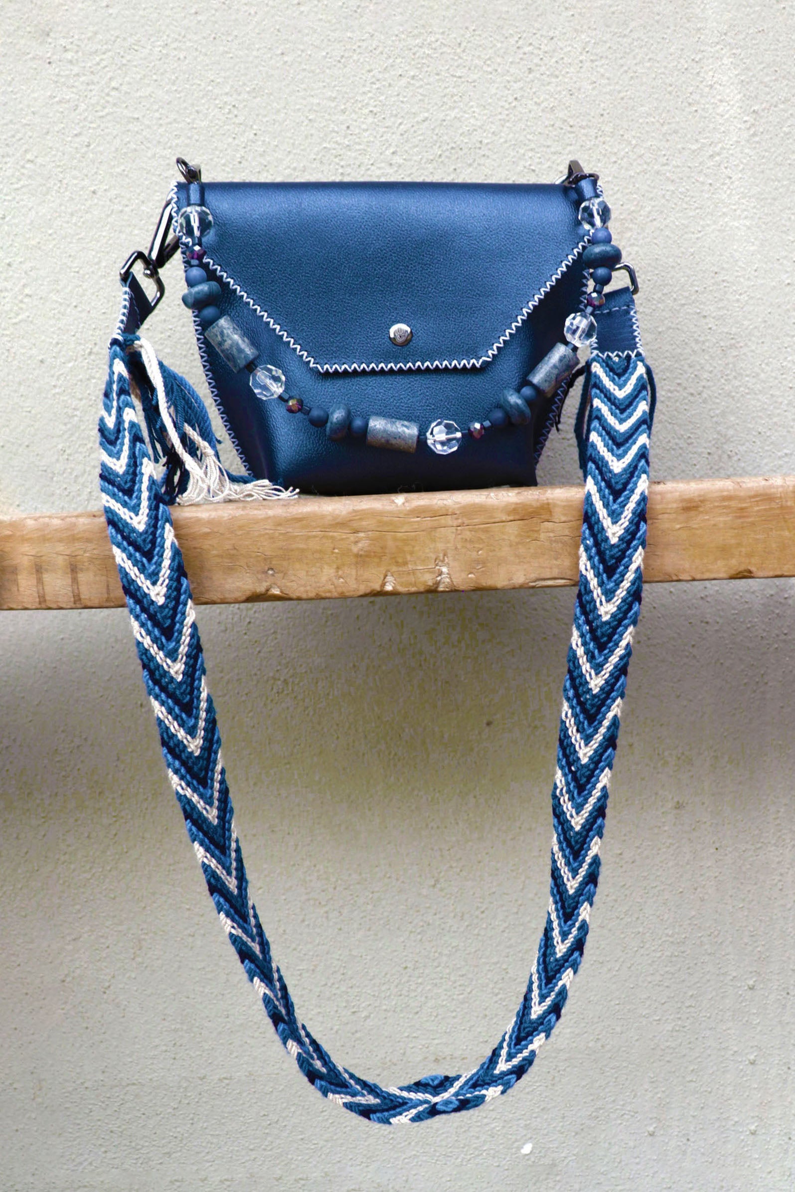 PIAMA TOTE BAG X-SMALL / METAL NAVY - NAVY #340011