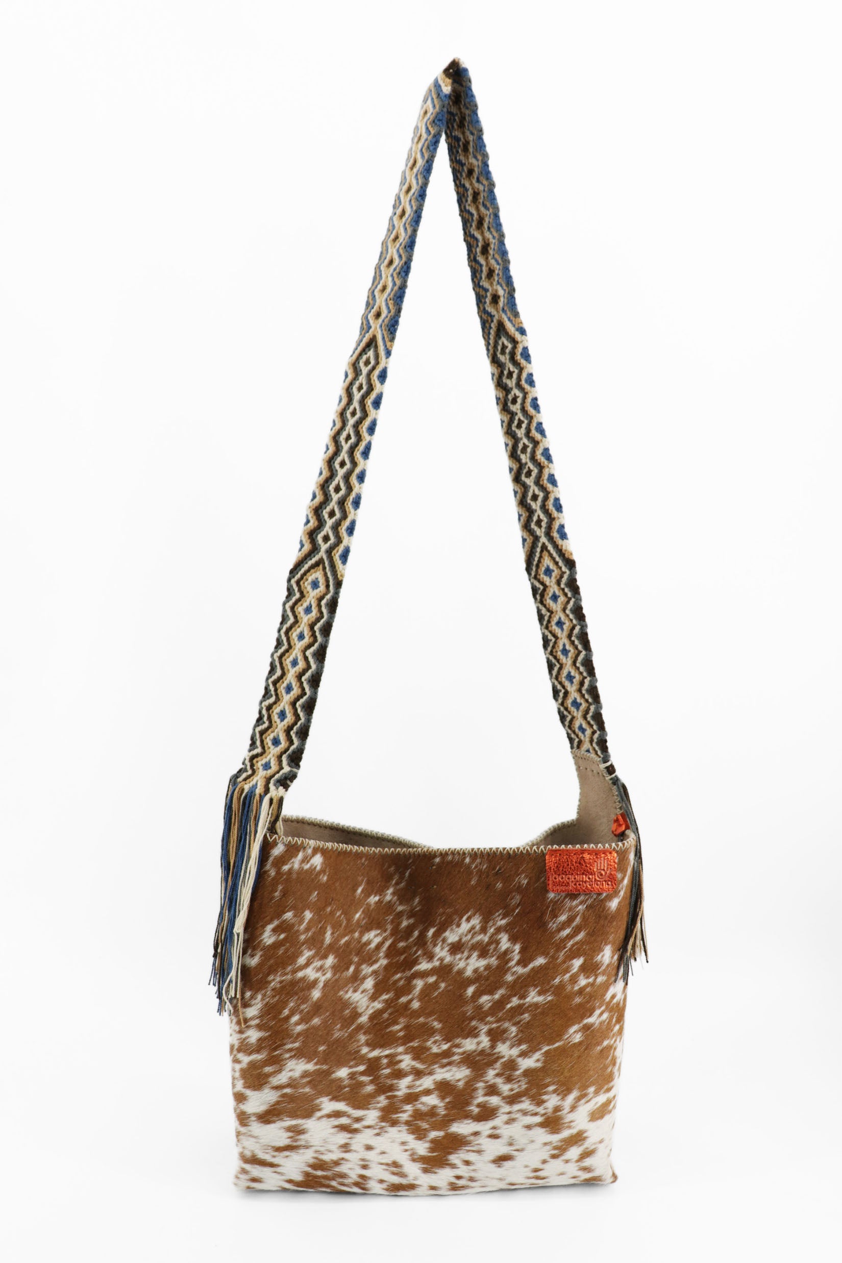 PIAMA TOTE BAG MEDIUM FURRY / CARAMEL&WHI - BEIGE #210016