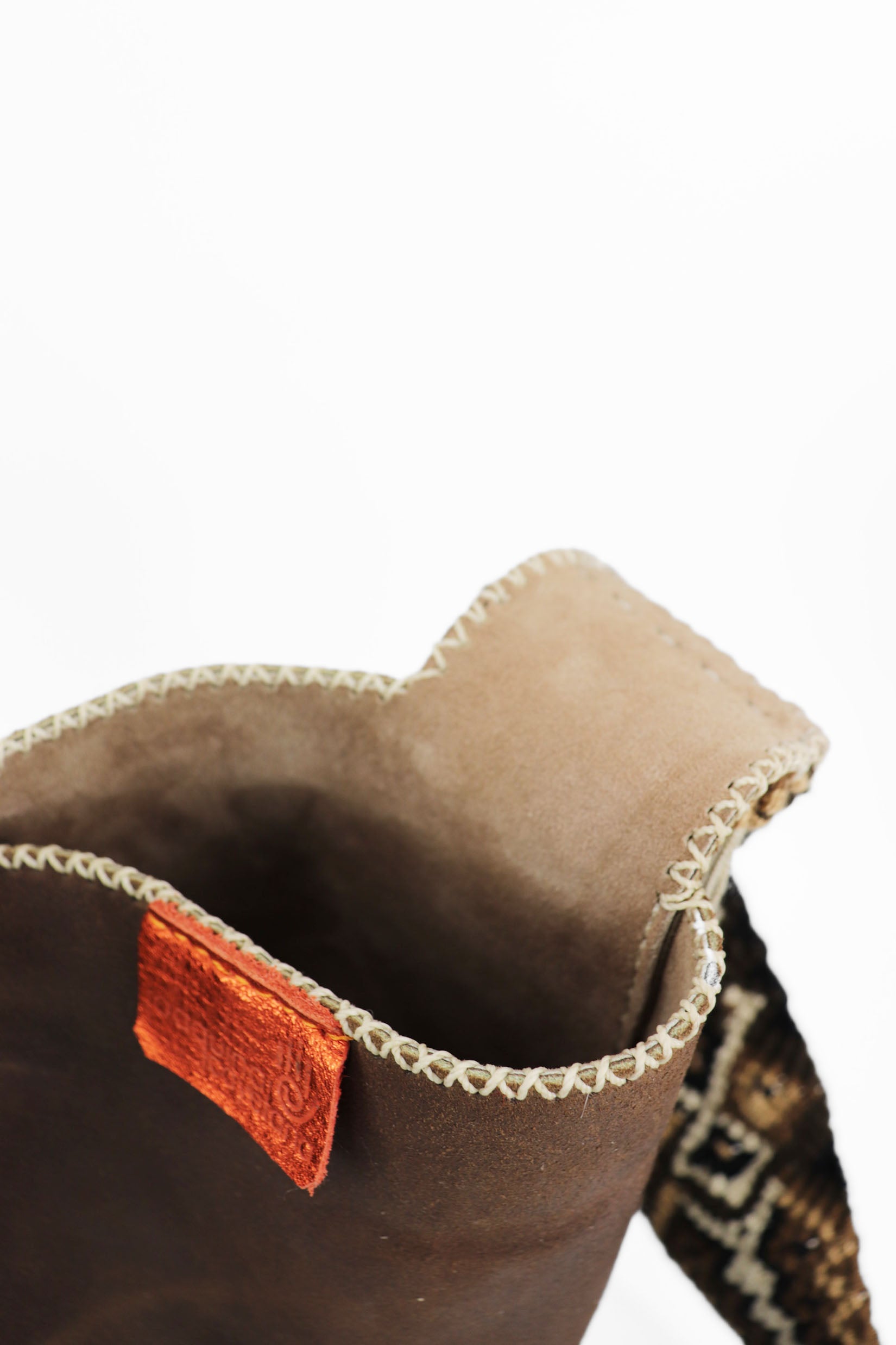 PIAMA TOTE BAG MEDIUM / BRW - DRK BEIGE #200021