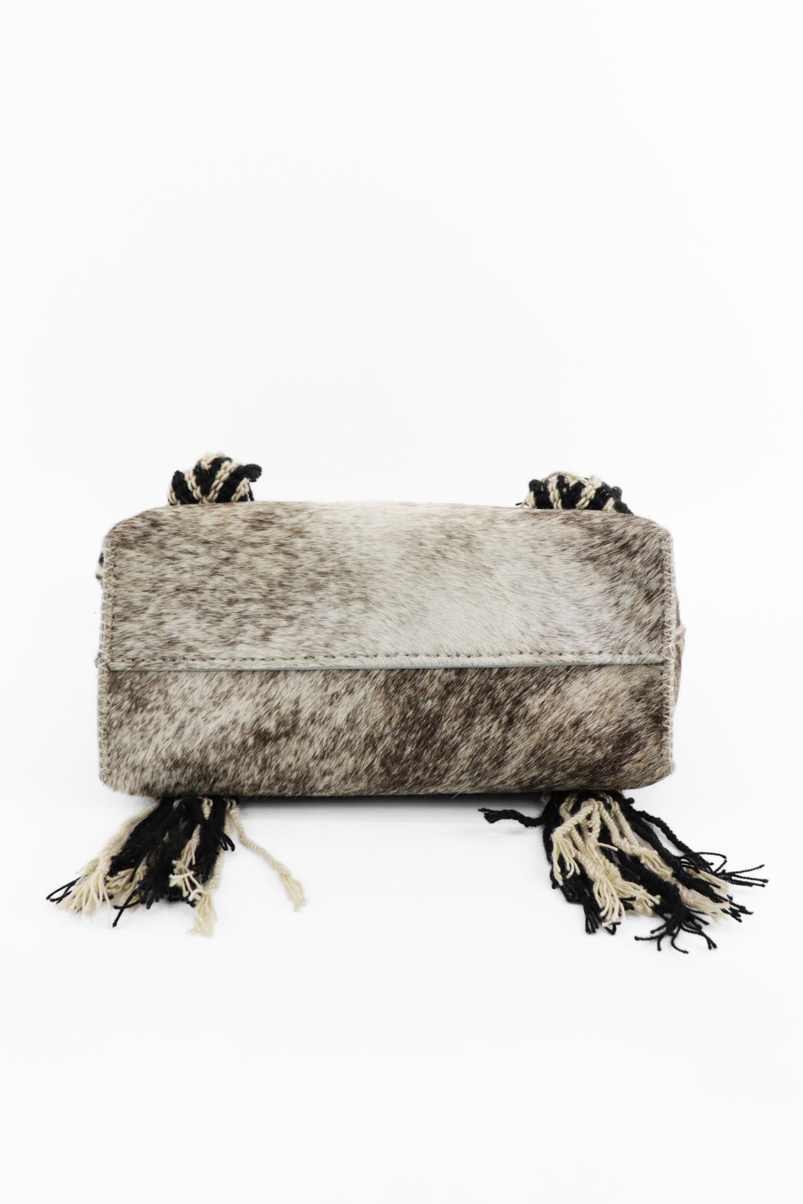 PIAMA TOTE BAG MEDIUM FURRY / TAUPE&WHI - BEIGE #190010 –Joaquina