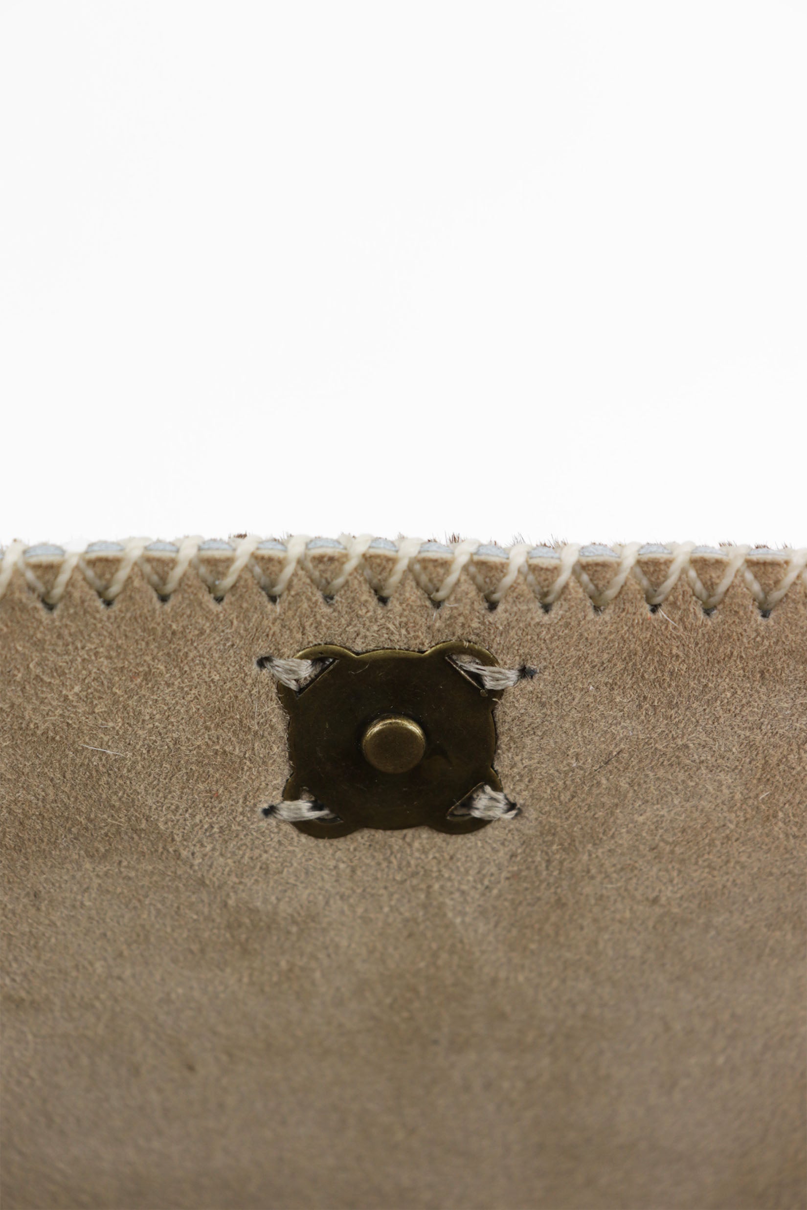 PIAMA TOTE BAG MEDIUM FURRY / TAUPE&WHI - BEIGE #190010