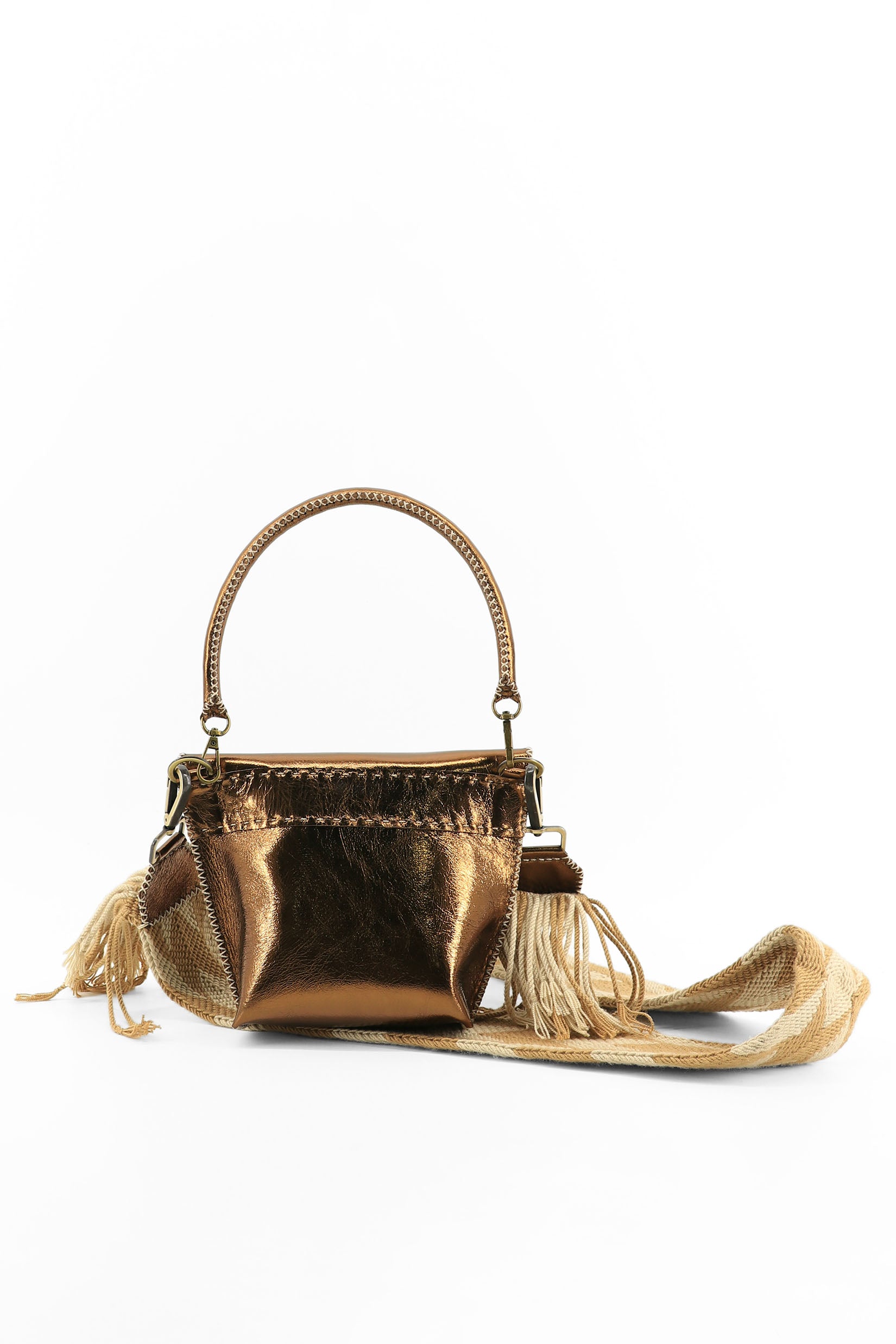 PIAMA TOTE BAG X-SMALL / COPPER - BRW #340014