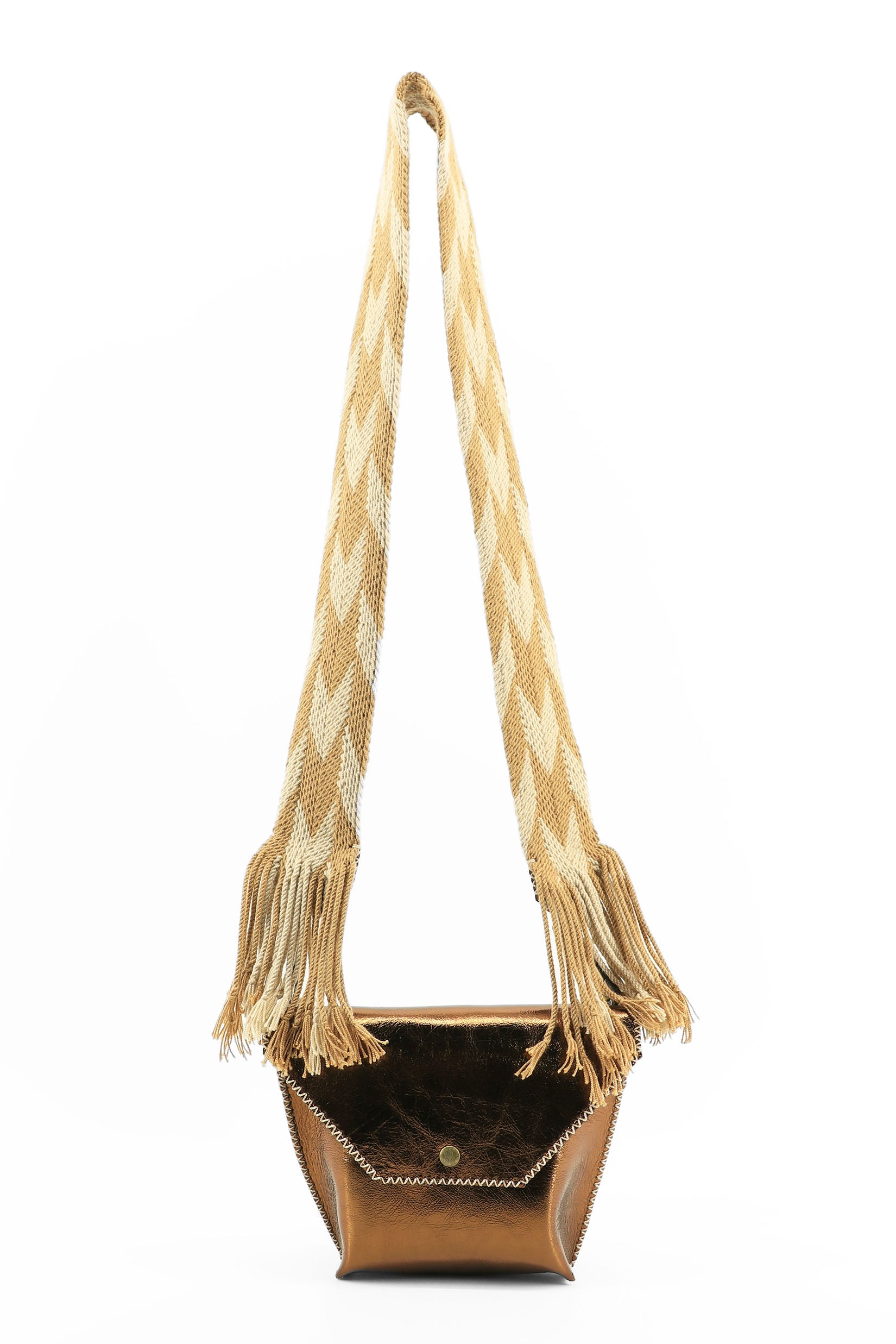 PIAMA TOTE BAG X-SMALL / COPPER - BRW #340014