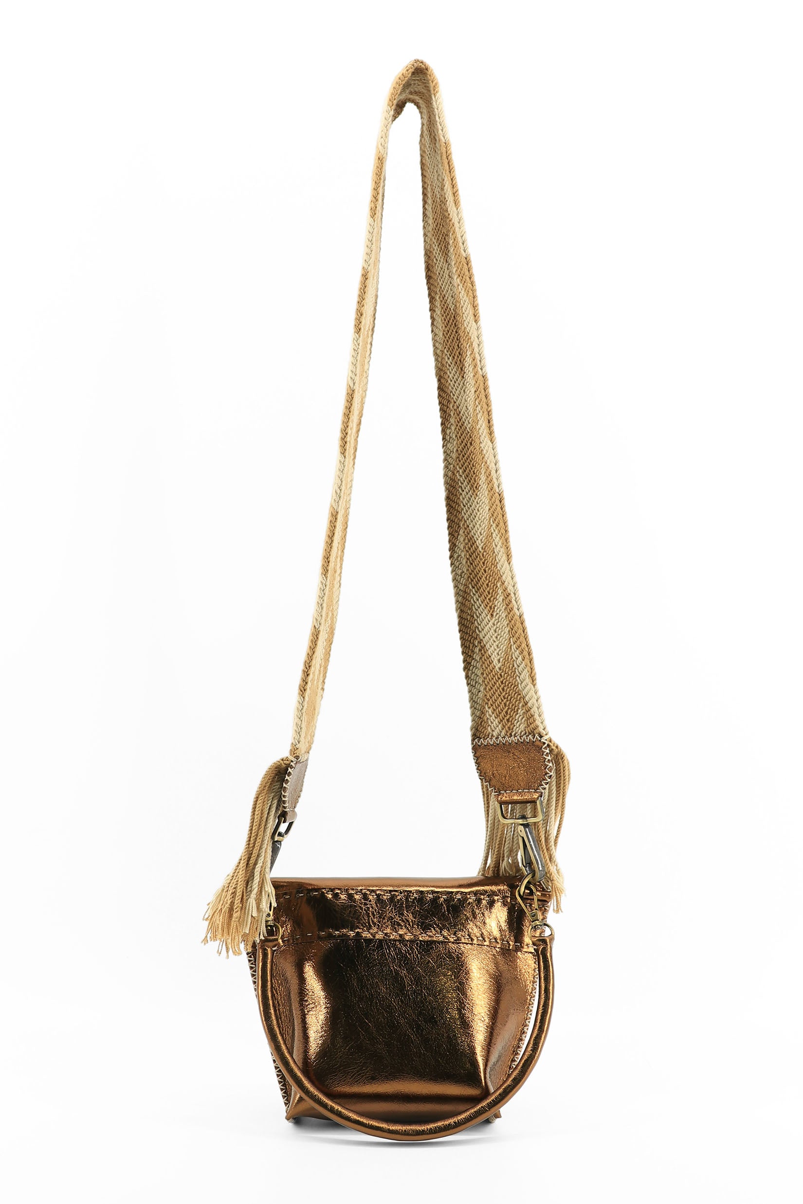 PIAMA TOTE BAG X-SMALL / COPPER - BRW #340014