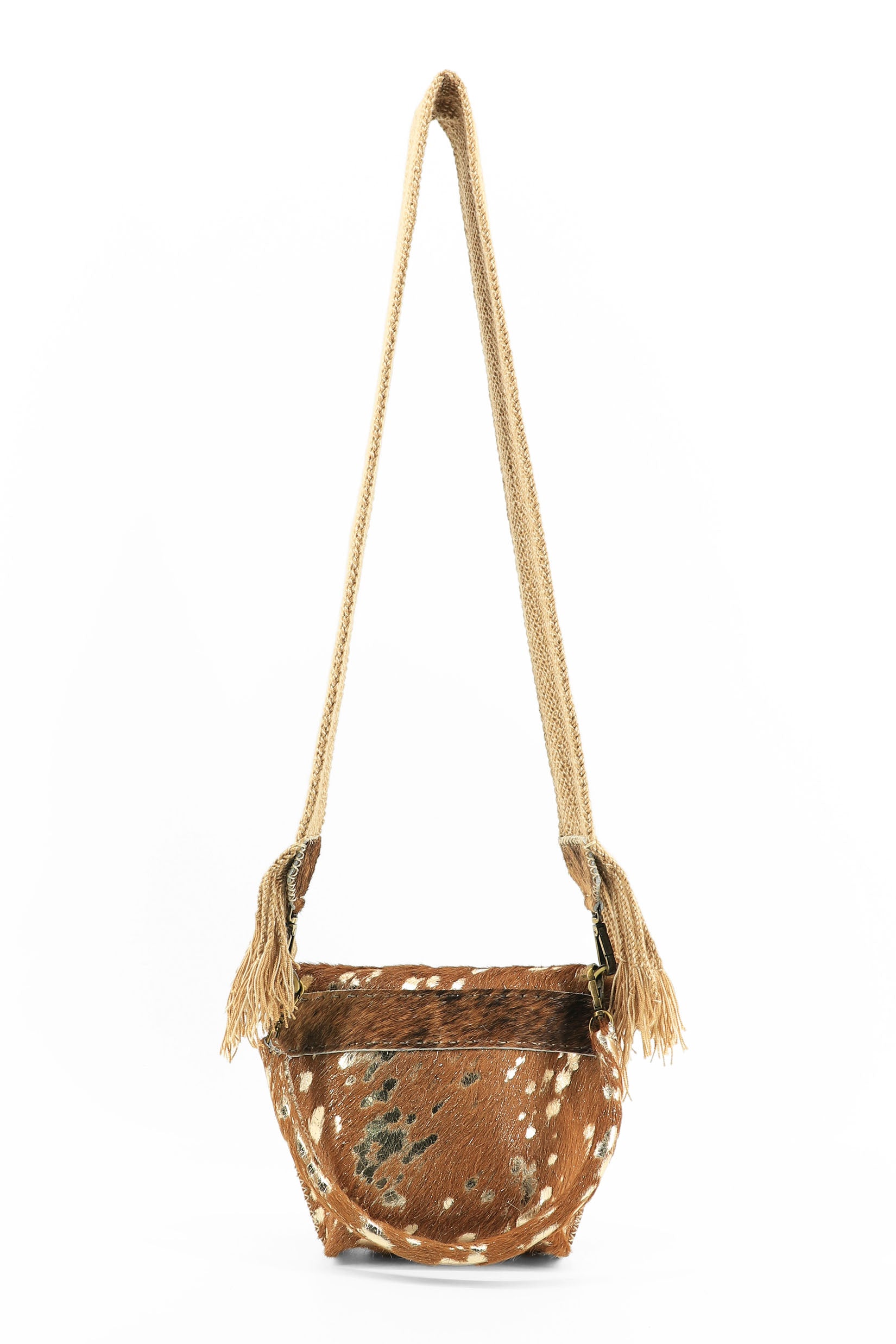 PIAMA TOTE BAG X-SMALL FURRY /  CAMEL GOLD - BRW  #330018