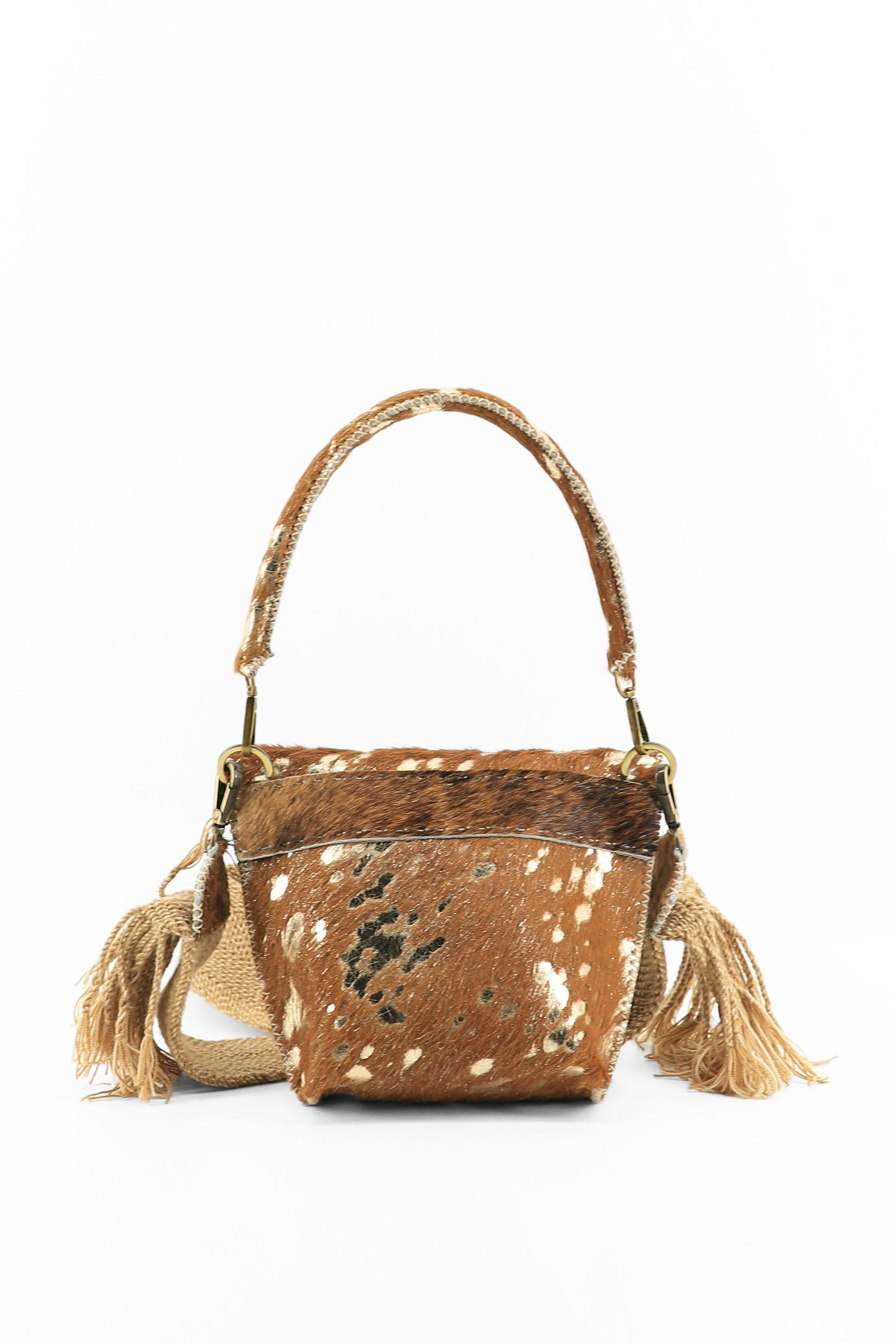 PIAMA TOTE BAG X-SMALL FURRY /  CAMEL GOLD - BRW  #330018