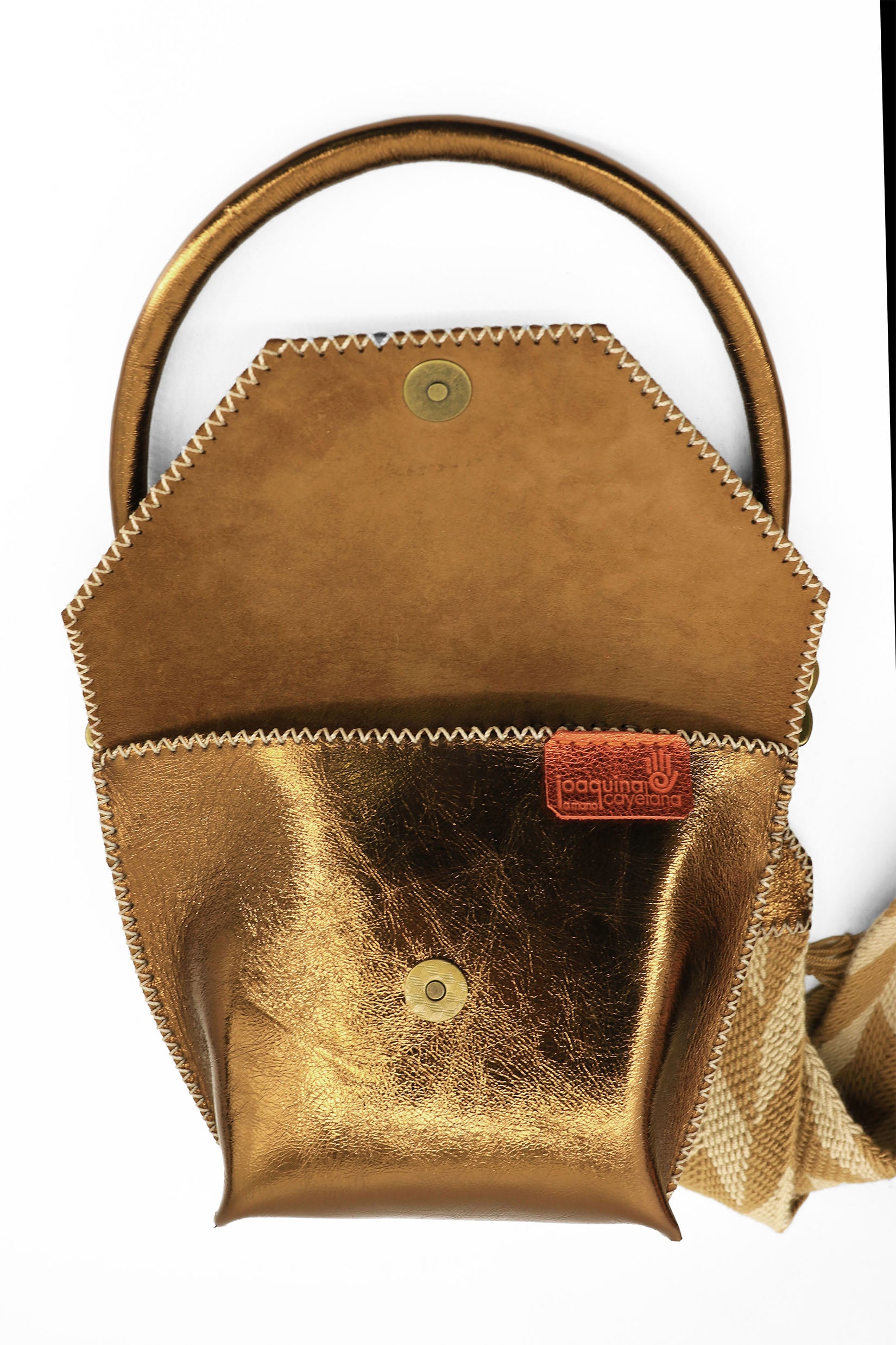 PIAMA TOTE BAG X-SMALL / COPPER - BRW #340014