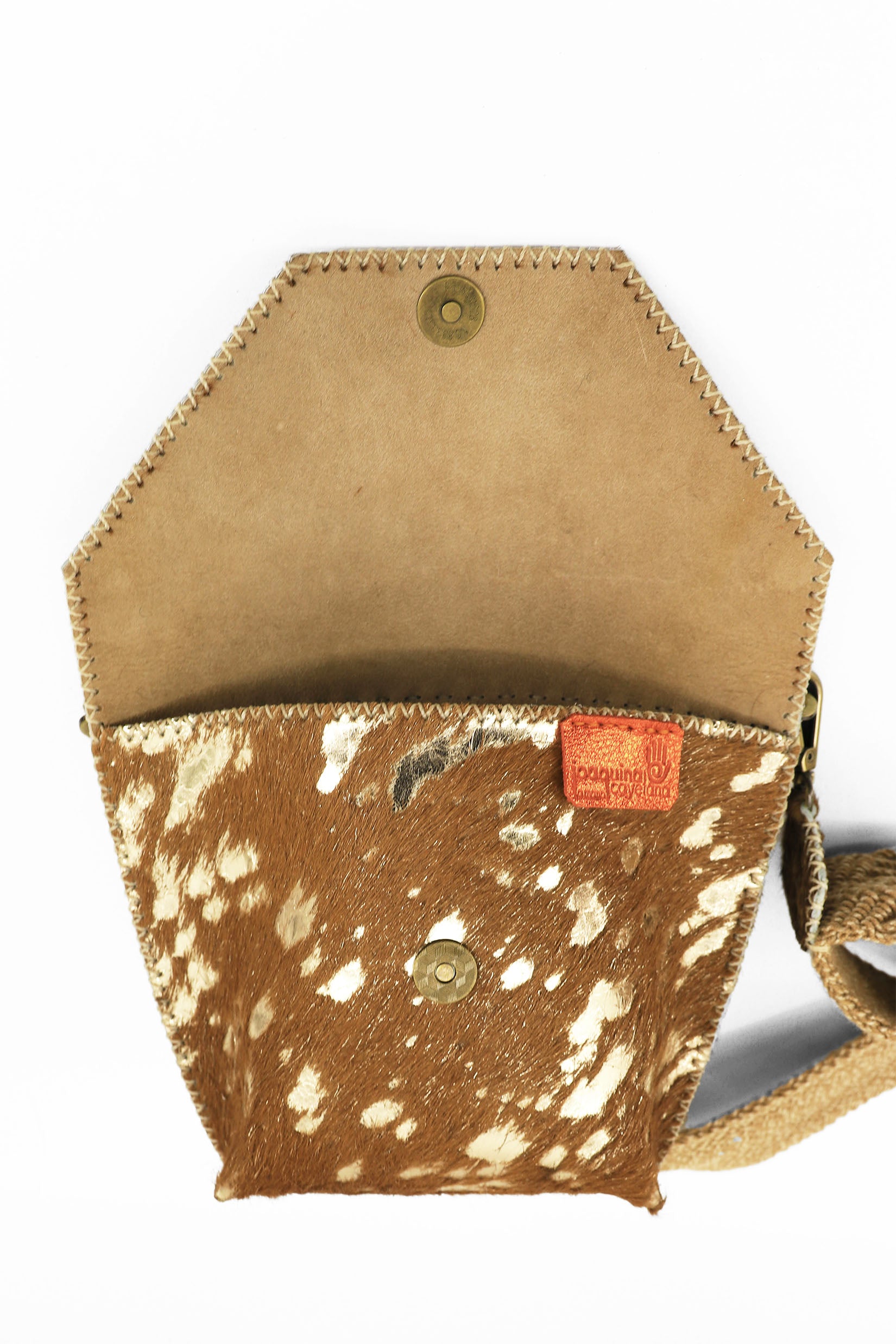 PIAMA TOTE BAG X-SMALL FURRY /  CAMEL GOLD - BRW  #330018