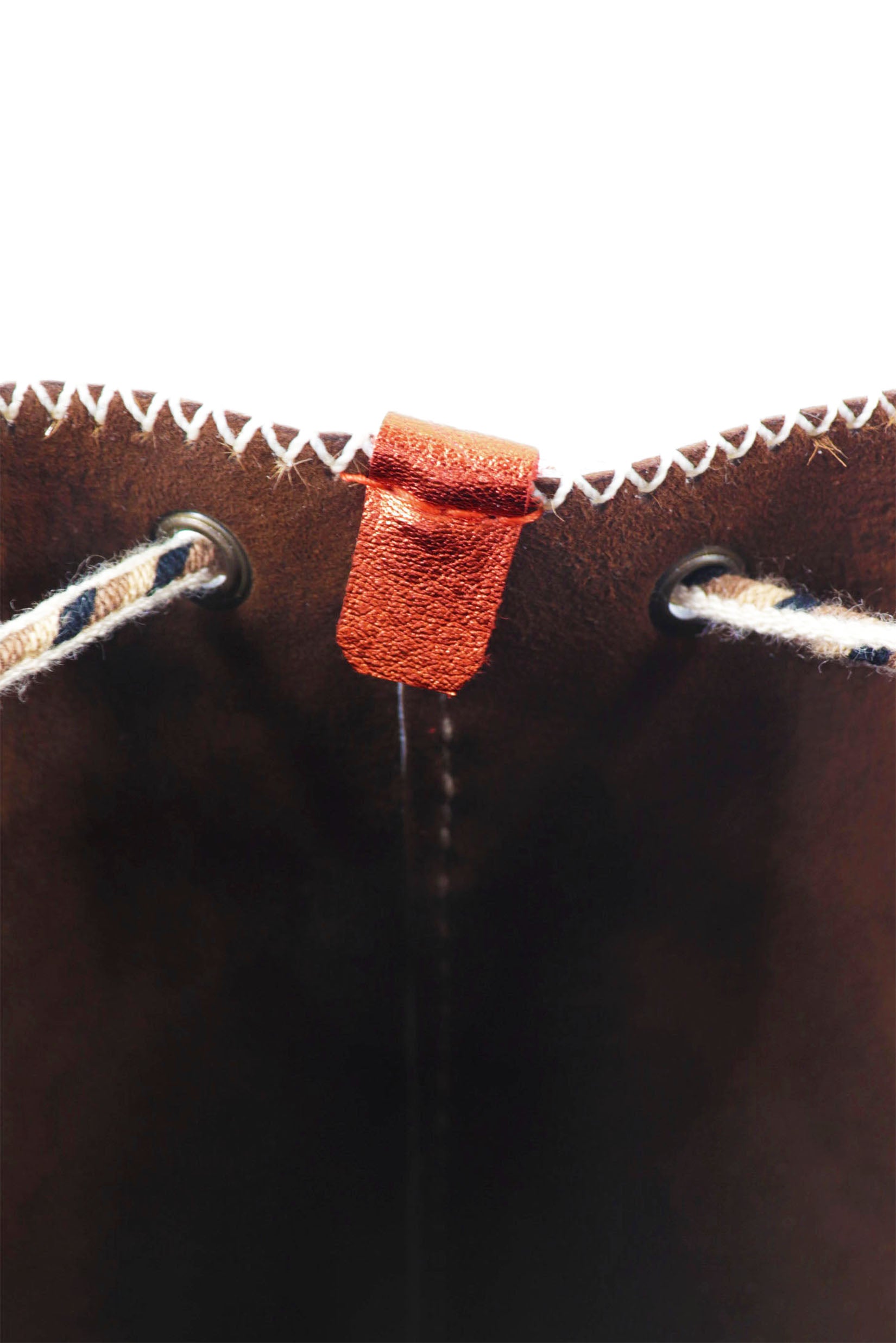 APÜNÜ BUCKET BAG SMALL FURRY / CAMEL GOLD FURRY - DRK BRW #130020