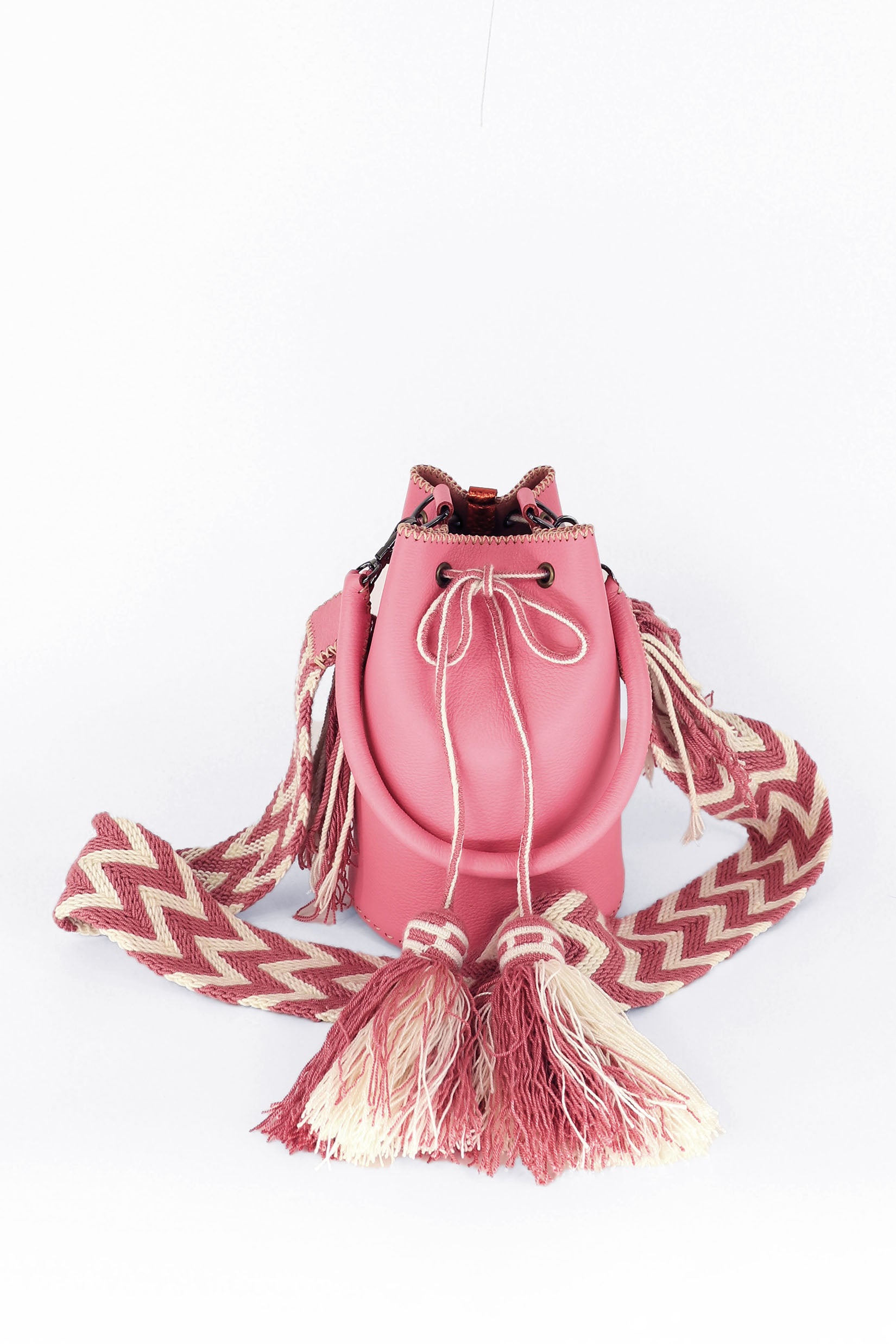 APÜNÜ BUCKET BAG SMALL / SHOCKING PINK - BB PINK #120046