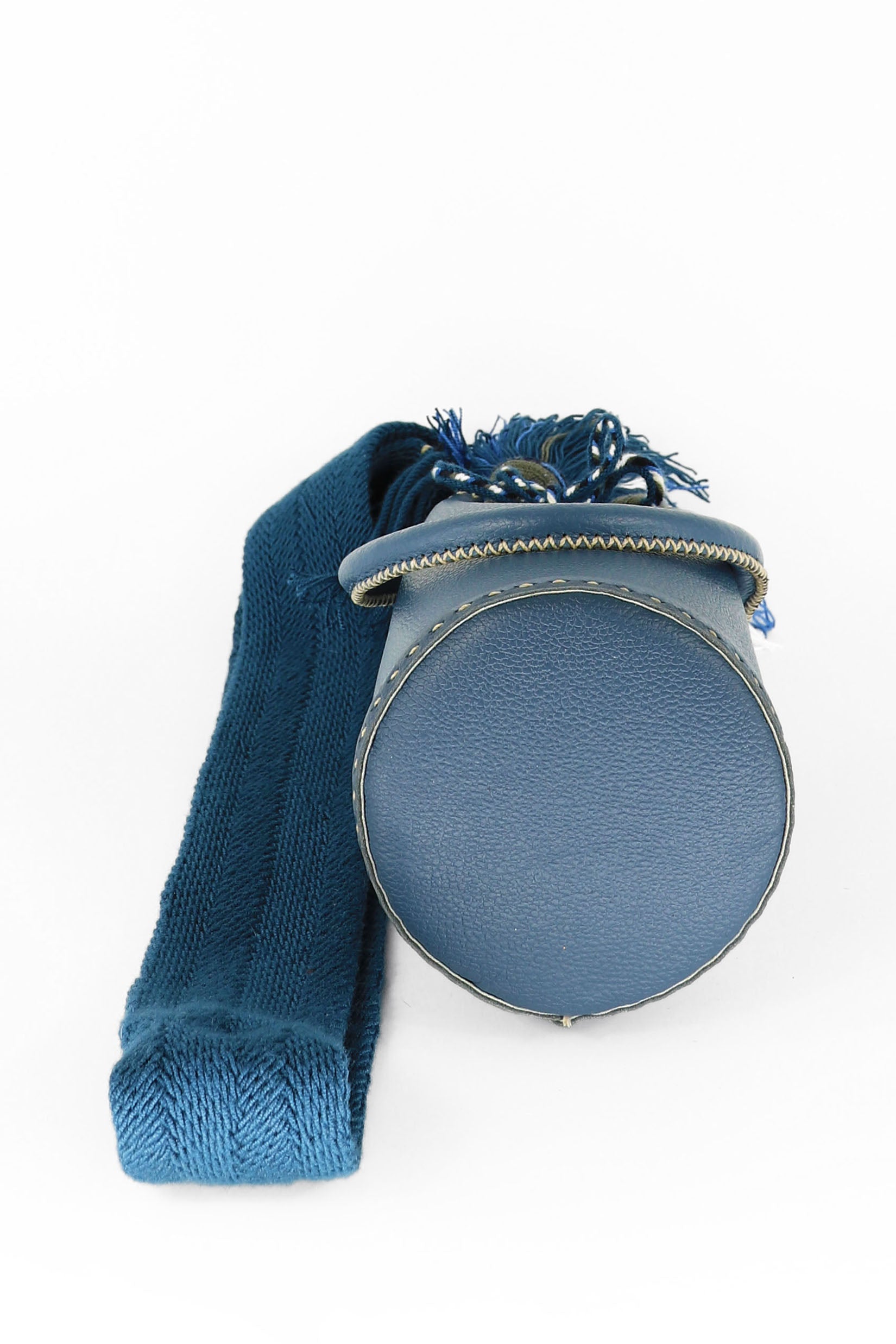 APÜNÜ BUCKET BAG X-SMALL / TEAL BLUE - TAUPE #360019