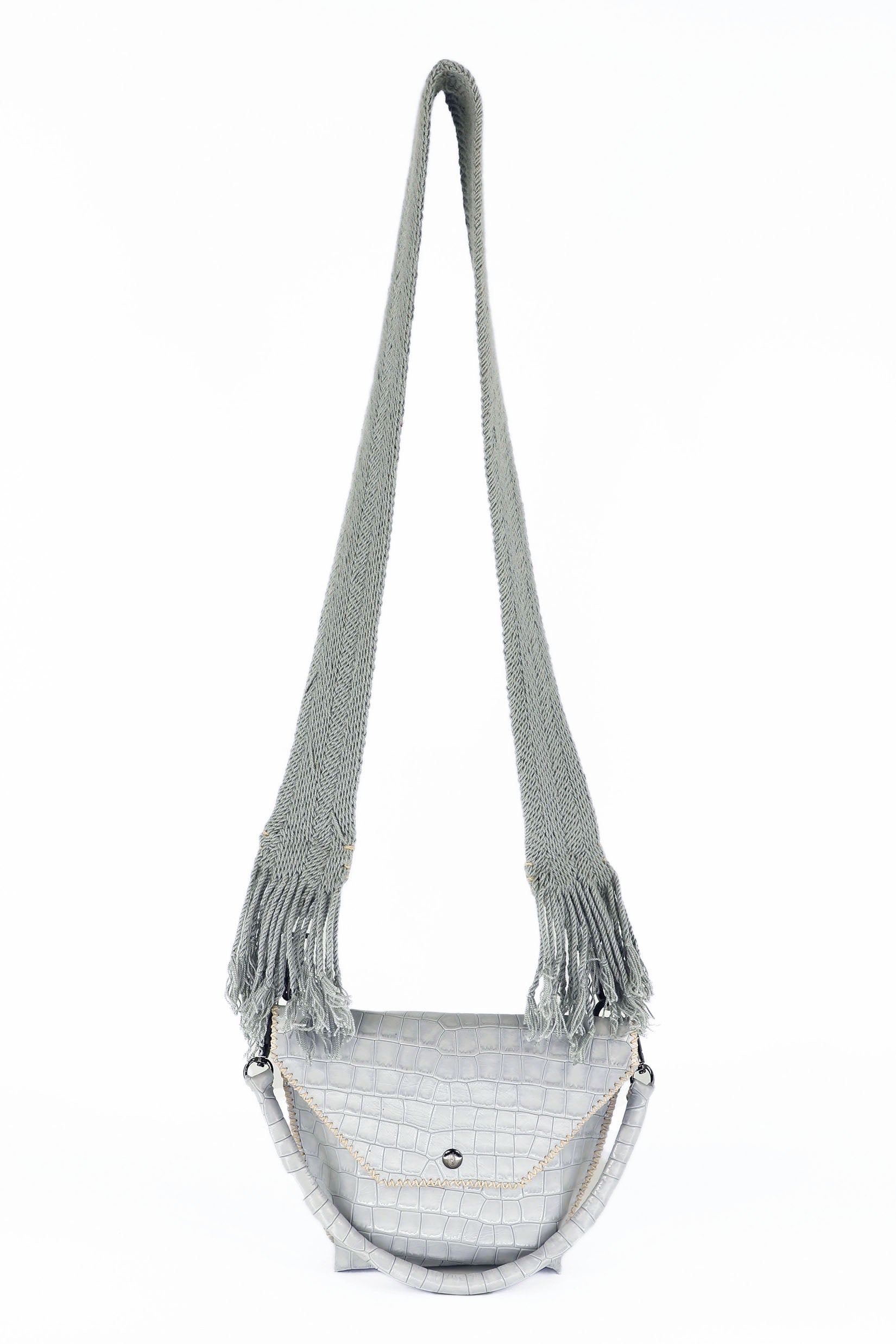 PIAMA TOTE BAG X-SMALL / LIGHT BLUE GRAY - GRAY  #340018