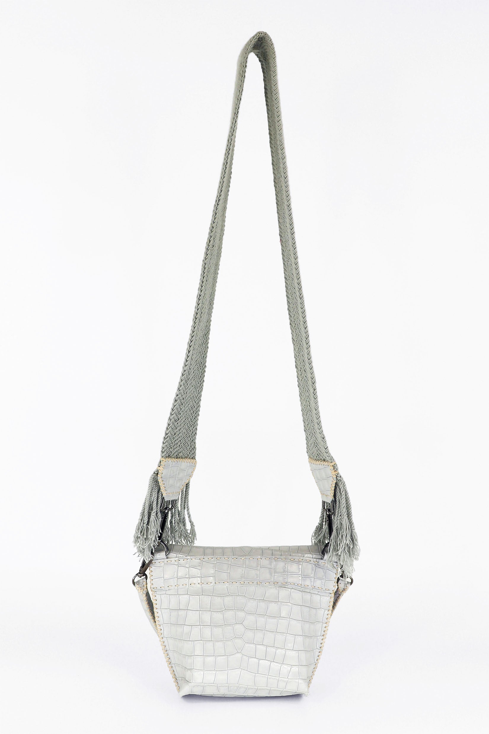 PIAMA TOTE BAG X-SMALL / LIGHT BLUE GRAY - GRAY  #340018