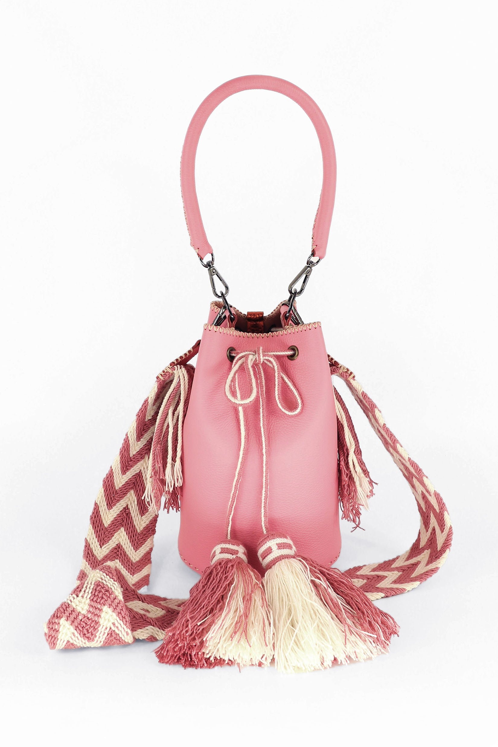 APÜNÜ BUCKET BAG SMALL / SHOCKING PINK - BB PINK #120046