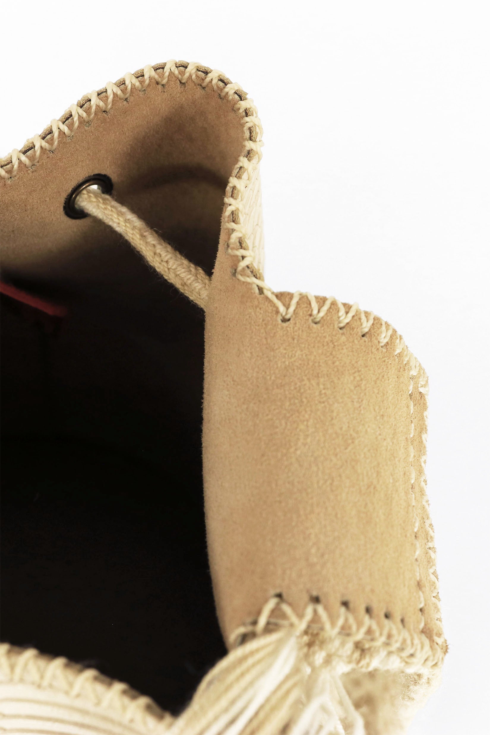 APÜNÜ BUCKET BAG LARGE / CROCO BEIGE - BEIGE #110047