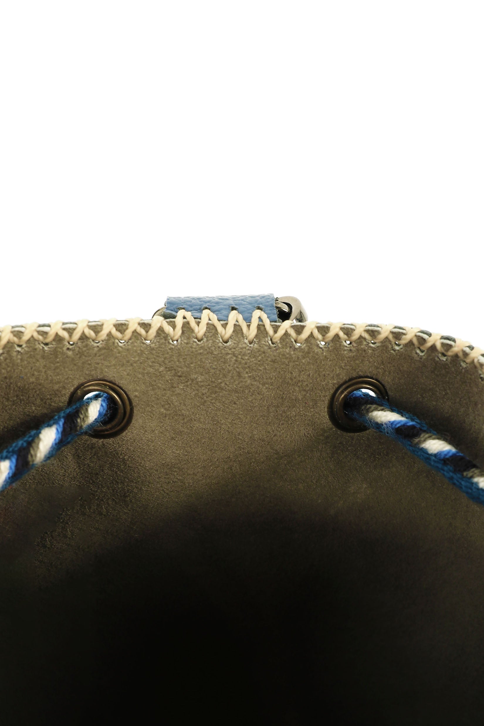 APÜNÜ BUCKET BAG X-SMALL / TEAL BLUE - TAUPE #360019