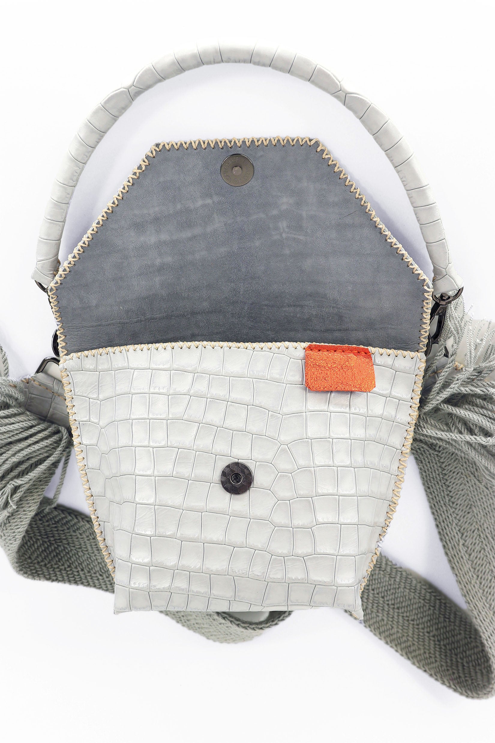 PIAMA TOTE BAG X-SMALL / LIGHT BLUE GRAY - GRAY  #340018
