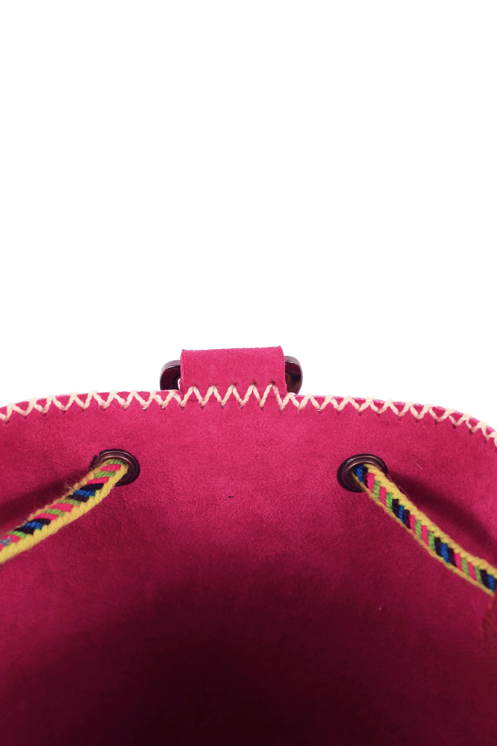 APÜNÜ BUCKET BAG X-SMALL / FUCHSIA CROCO - FUCHSIA  #360006