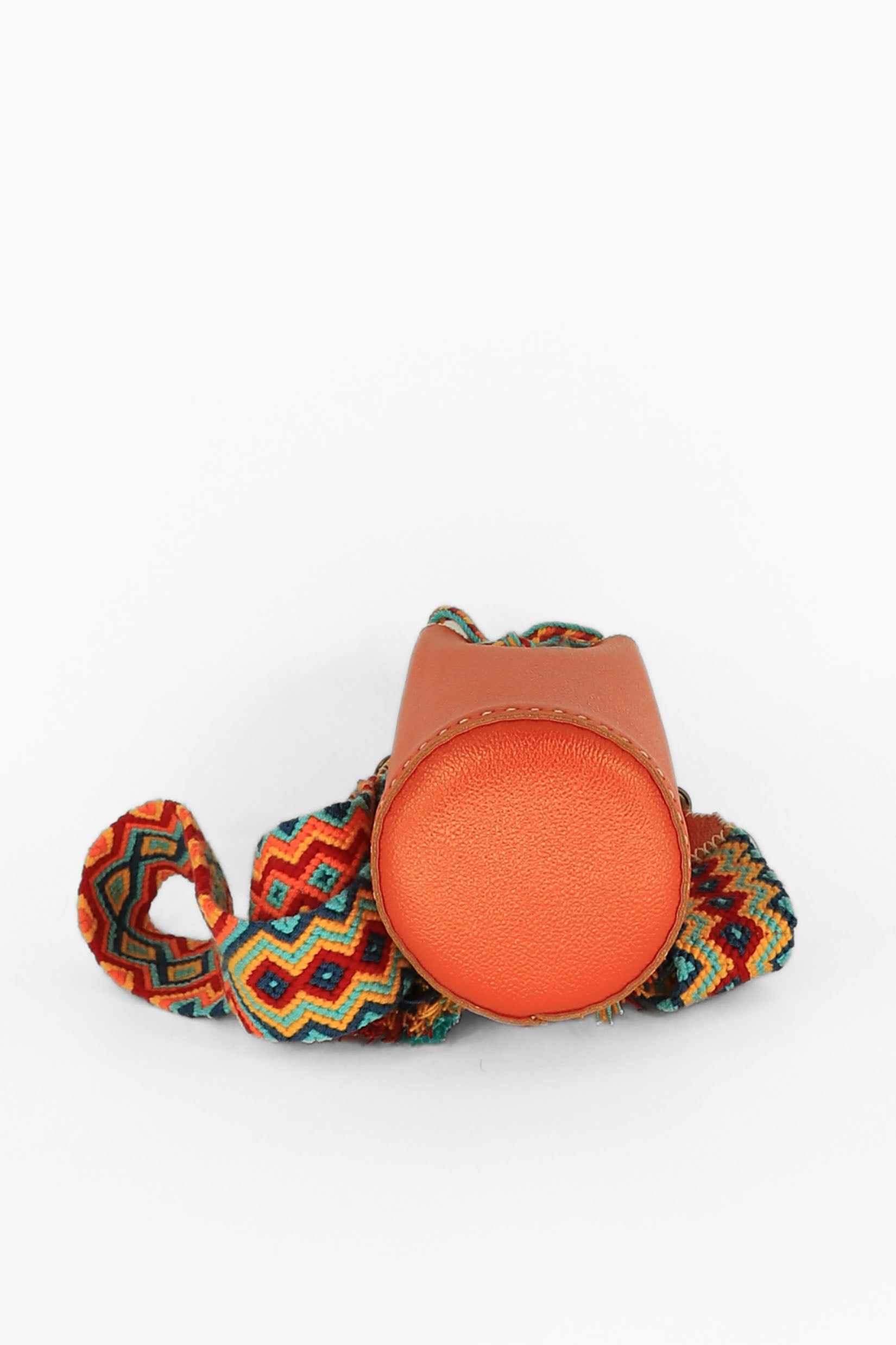 APÜNÜ BUCKET BAG X-SMALL CROCO / ORANGE - ORANGE #360021
