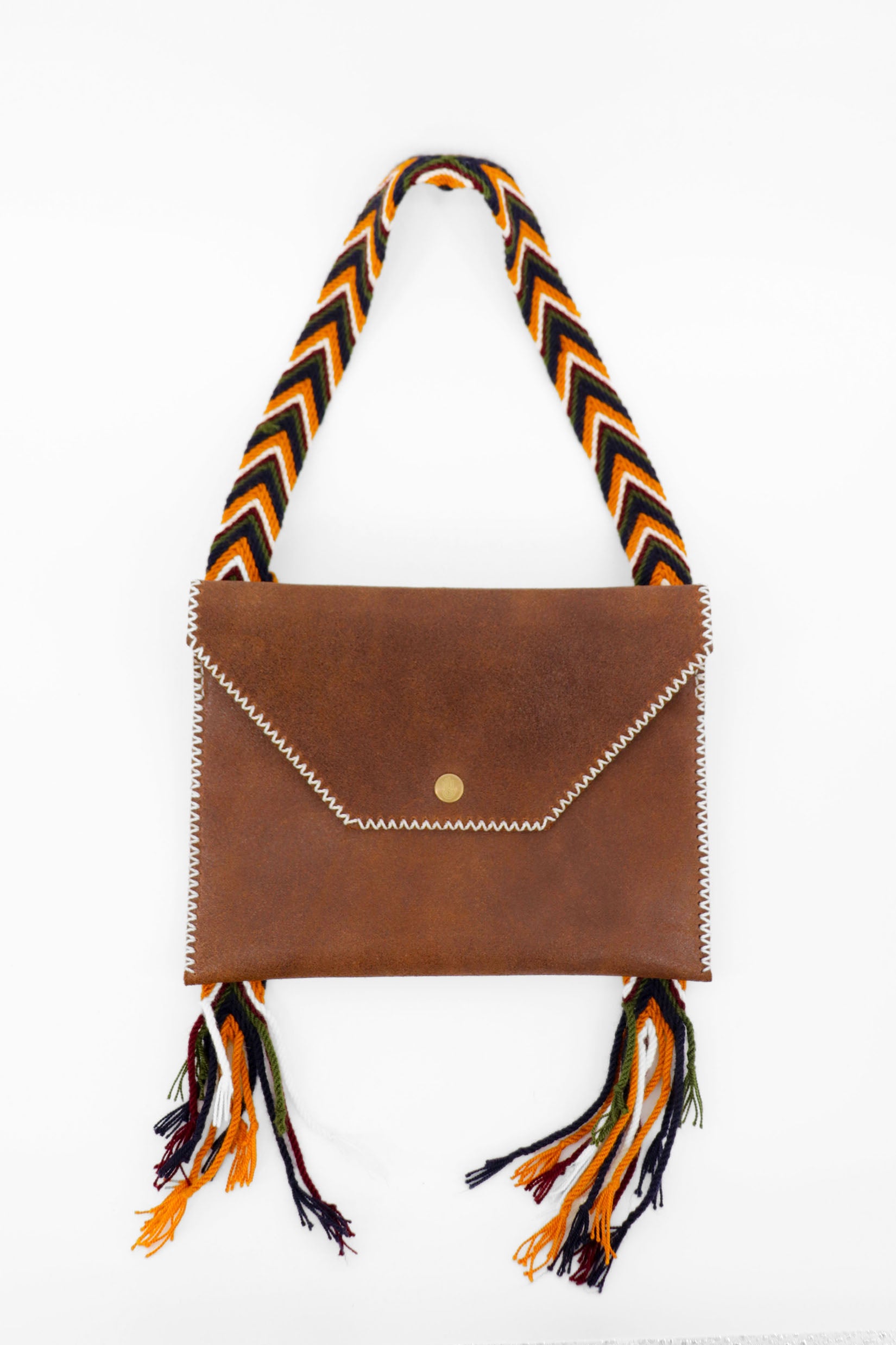 PIAMA TOTE BAG FLAT X-SMALL / DRK BRW - OLIVE #300008