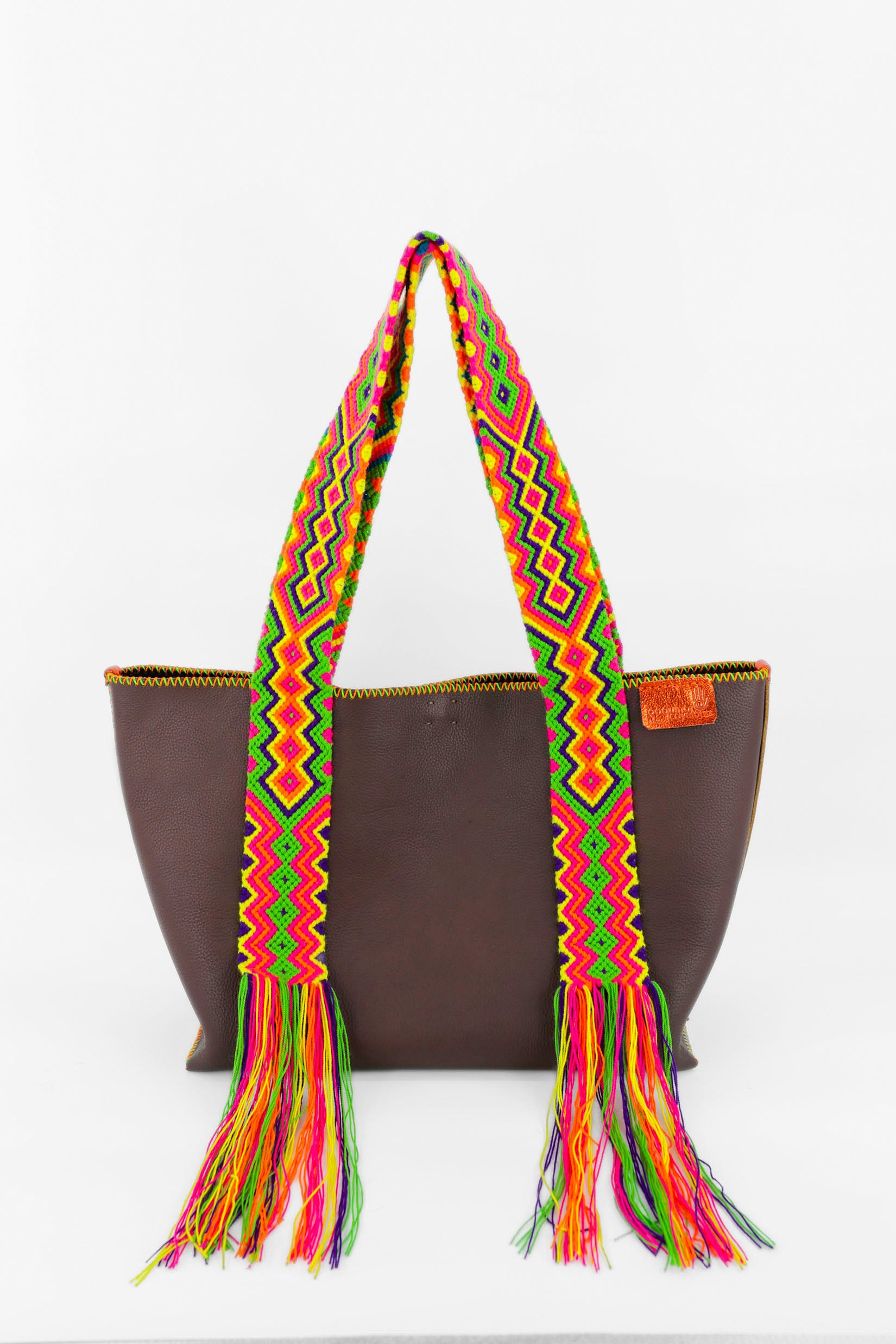 PIAMA TOTE BAG LARGE / DARK BRW - DRK BRW #160003