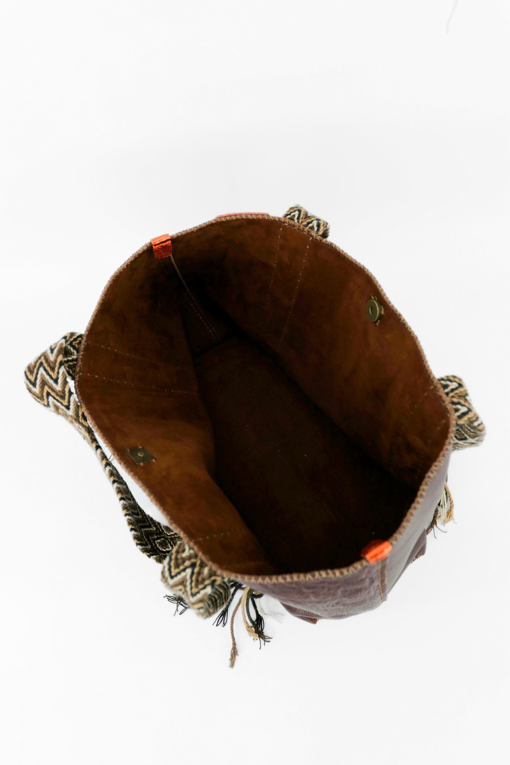 PIAMA TOTE BAG LARGE / DRK COL BRW - DRK BRW #160001