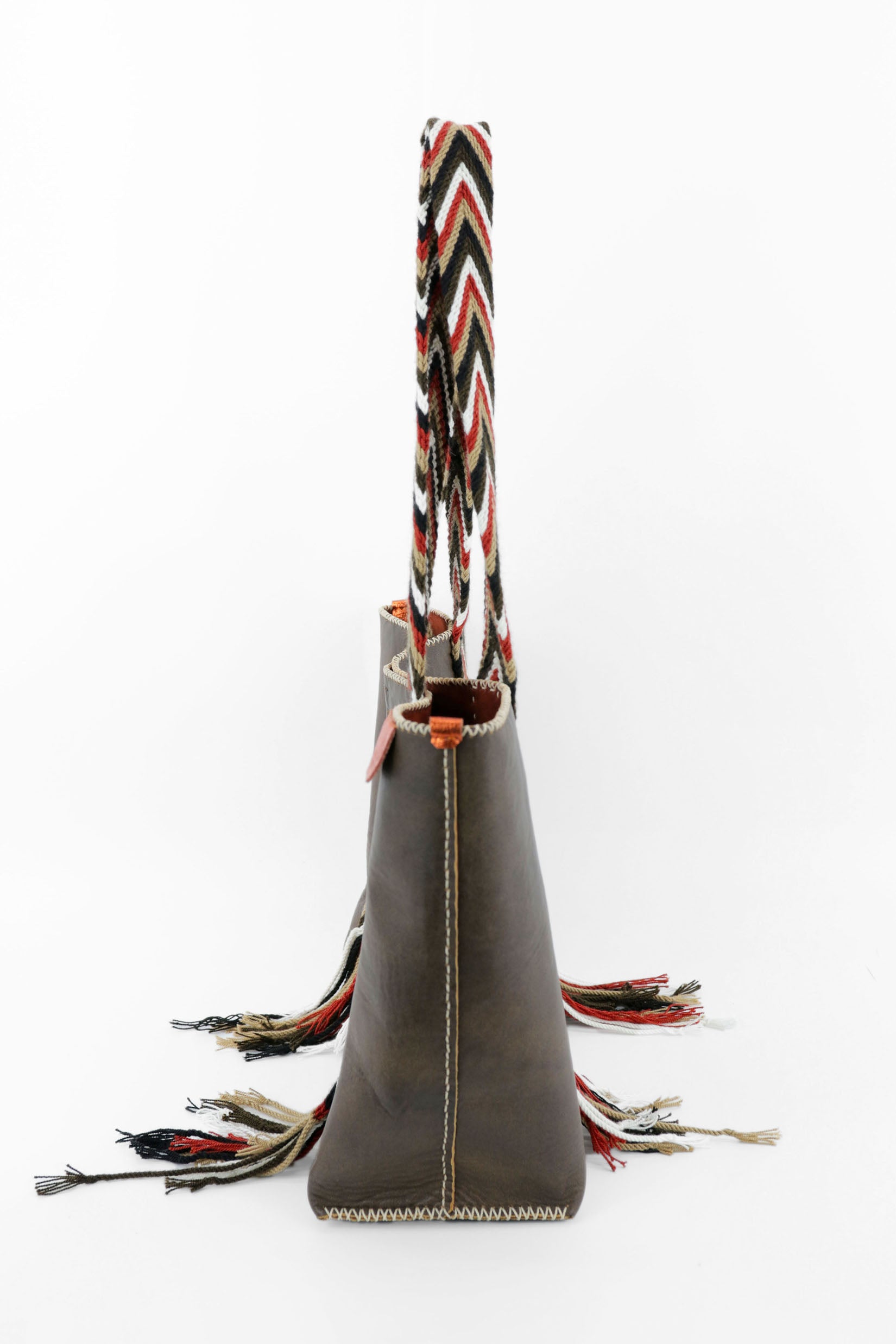 PIAMA TOTE BAG LARGE / BRW - DARK BURGUNDY #160006