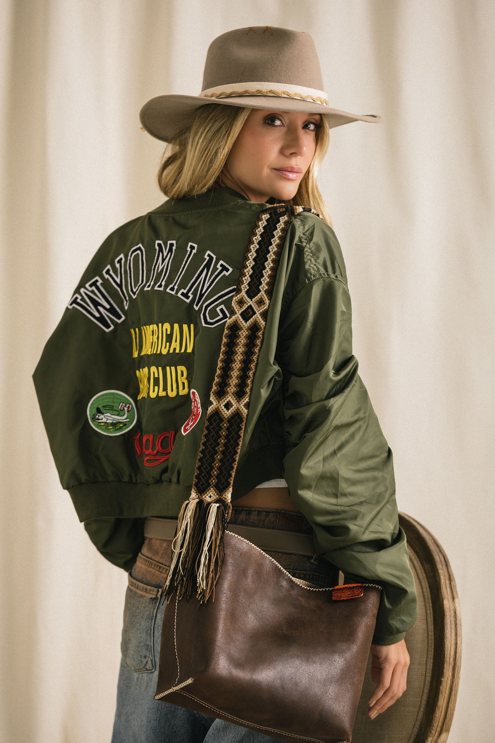 PIAMA TOTE BAG MEDIUM / BRW - DRK BEIGE #200021