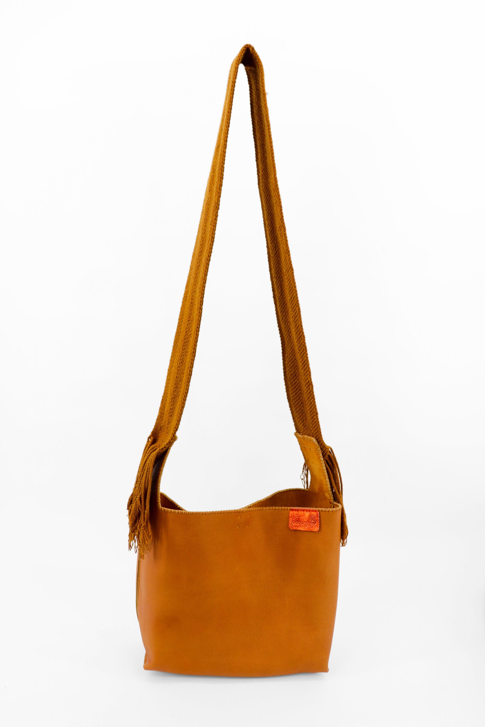 PIAMA TOTE BAG MEDIUM / DARK CAMEL - DARK MUSTARD #200025